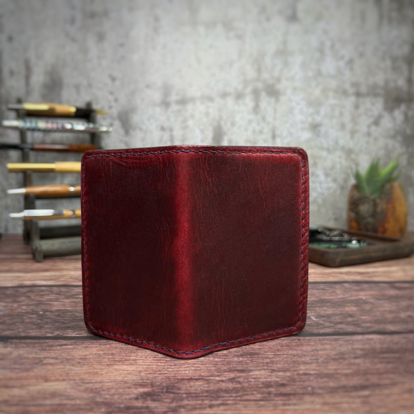 The Ash | Vegetable Tan Handmade Leather Wallet