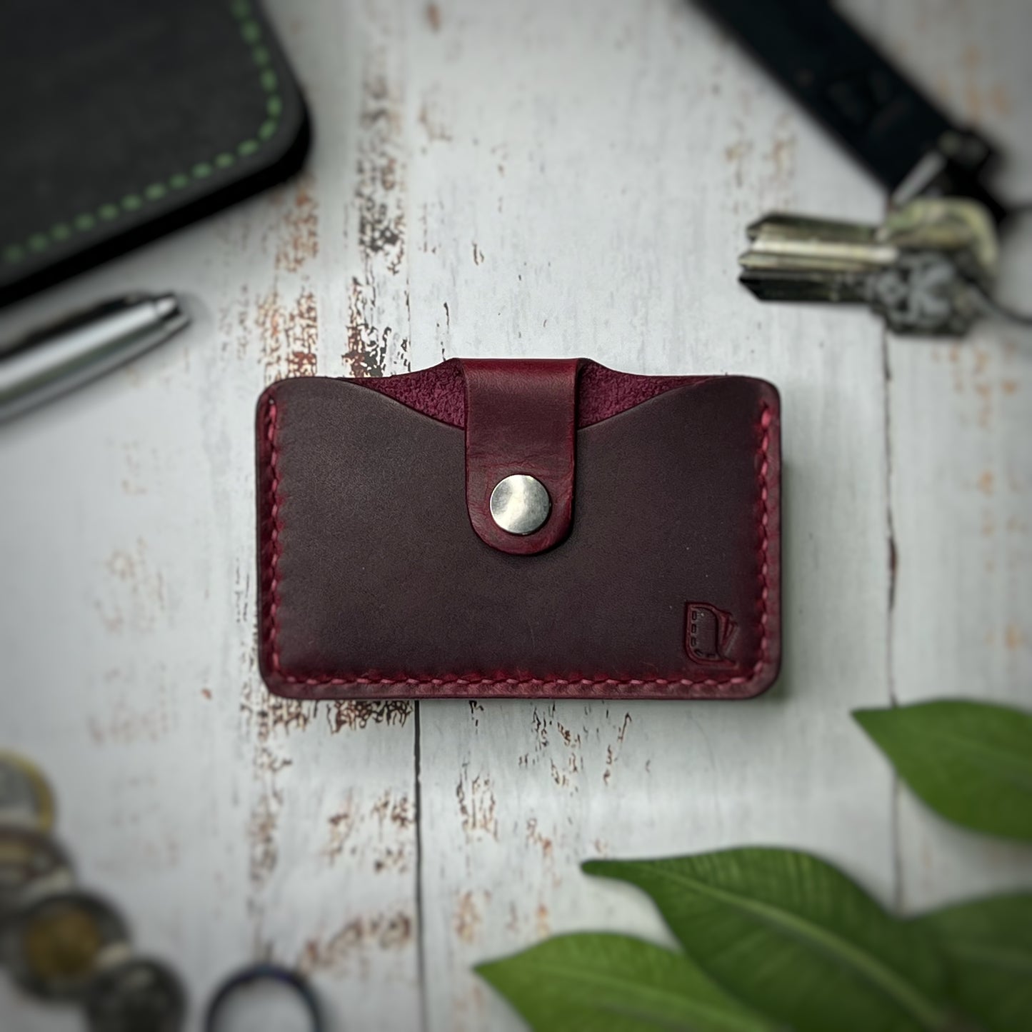 The Tupelo | Handmade Vegetable Tanned Leather Card Holder