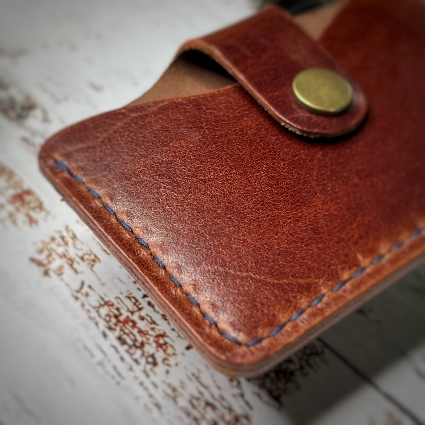 The Tupelo | Handmade Vegetable Tanned Leather Card Holder