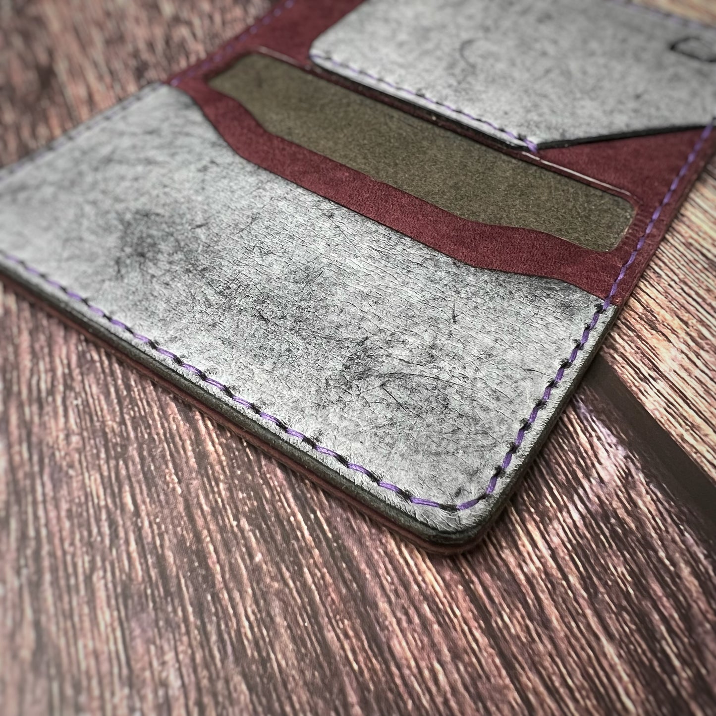 The Ash | Vegetable Tan Handmade Leather Wallet
