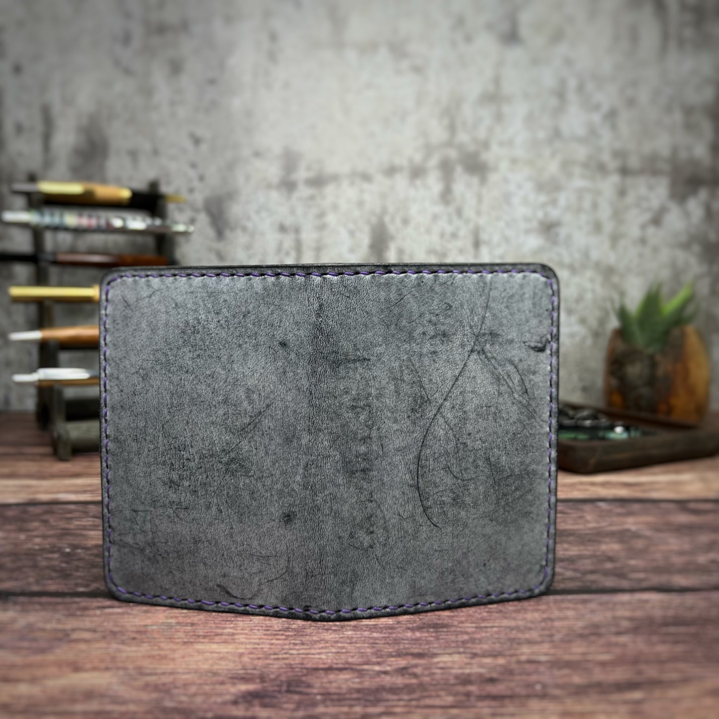 The Ash | Vegetable Tan Handmade Leather Wallet