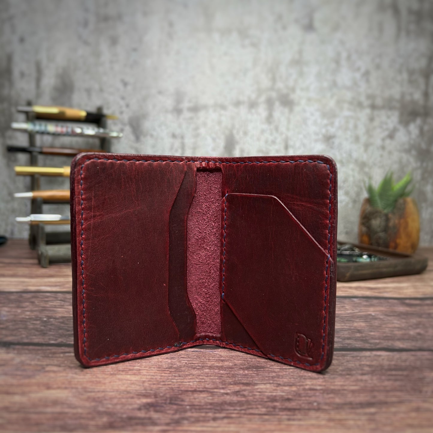 The Ash | Vegetable Tan Handmade Leather Wallet