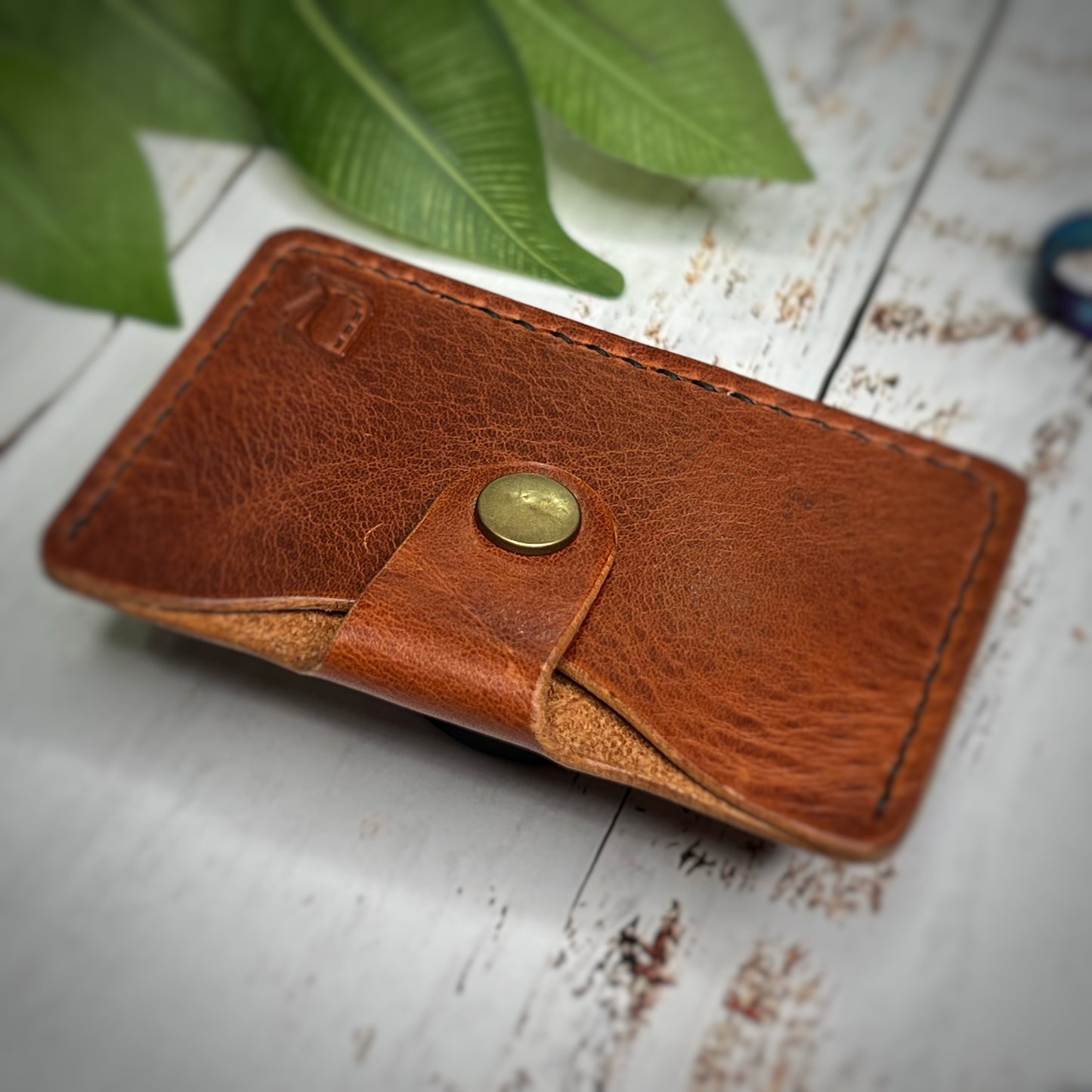 The Tupelo | Handmade Vegetable Tanned Leather Card Holder