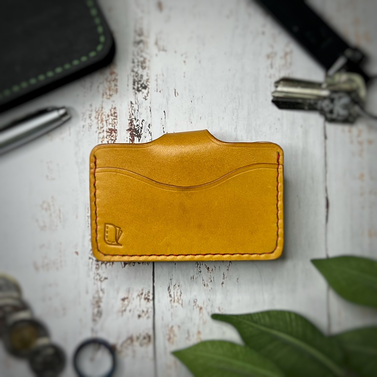The Tupelo | Handmade Vegetable Tanned Leather Card Holder
