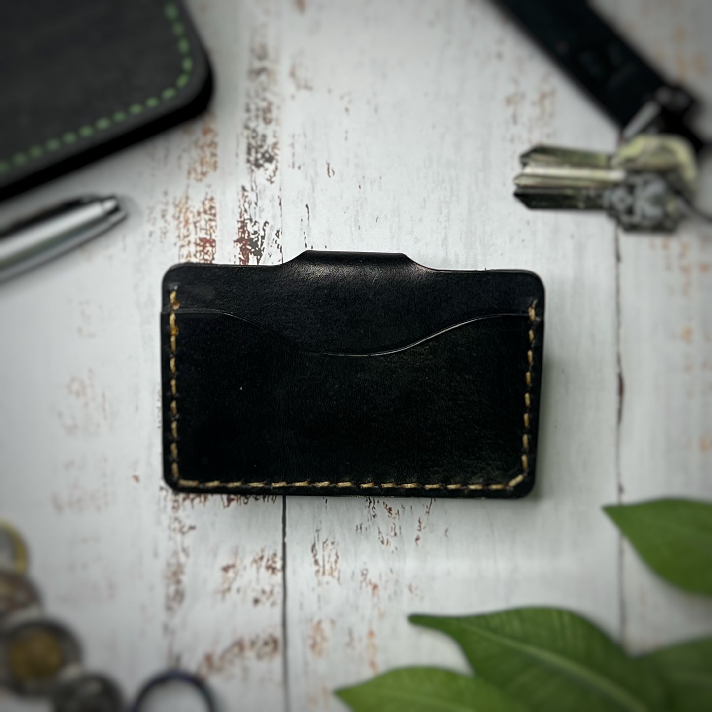The Tupelo | Handmade Vegetable Tanned Leather Card Holder