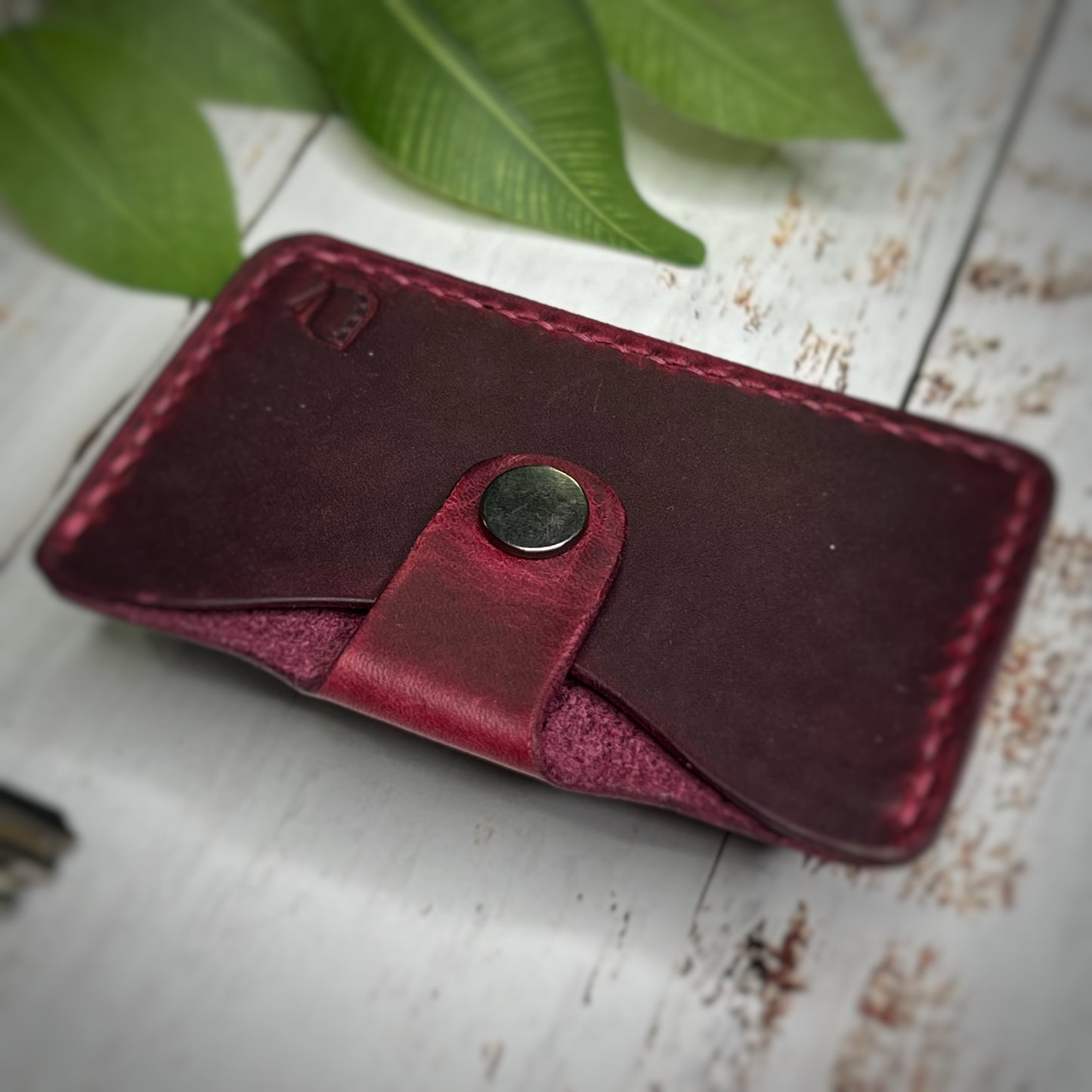 The Tupelo | Handmade Vegetable Tanned Leather Card Holder