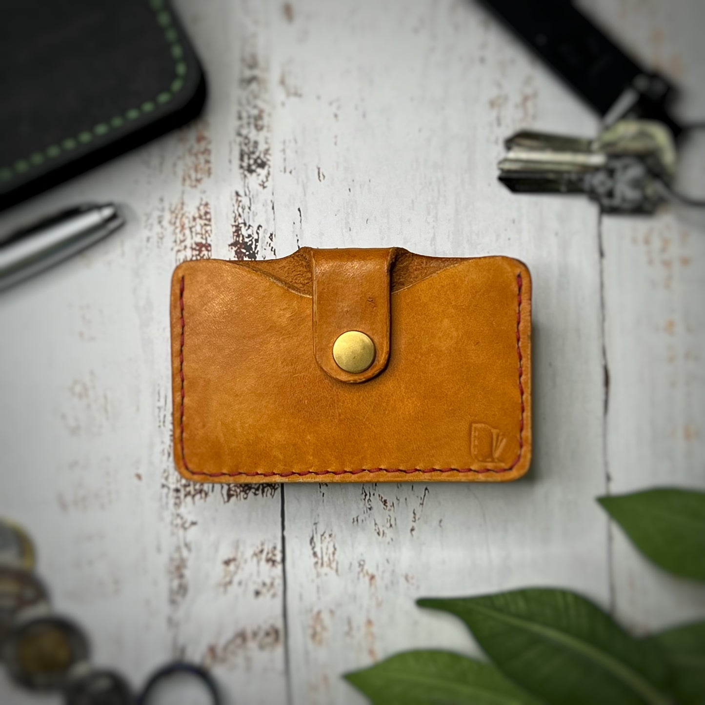 The Tupelo | Handmade Vegetable Tanned Leather Card Holder