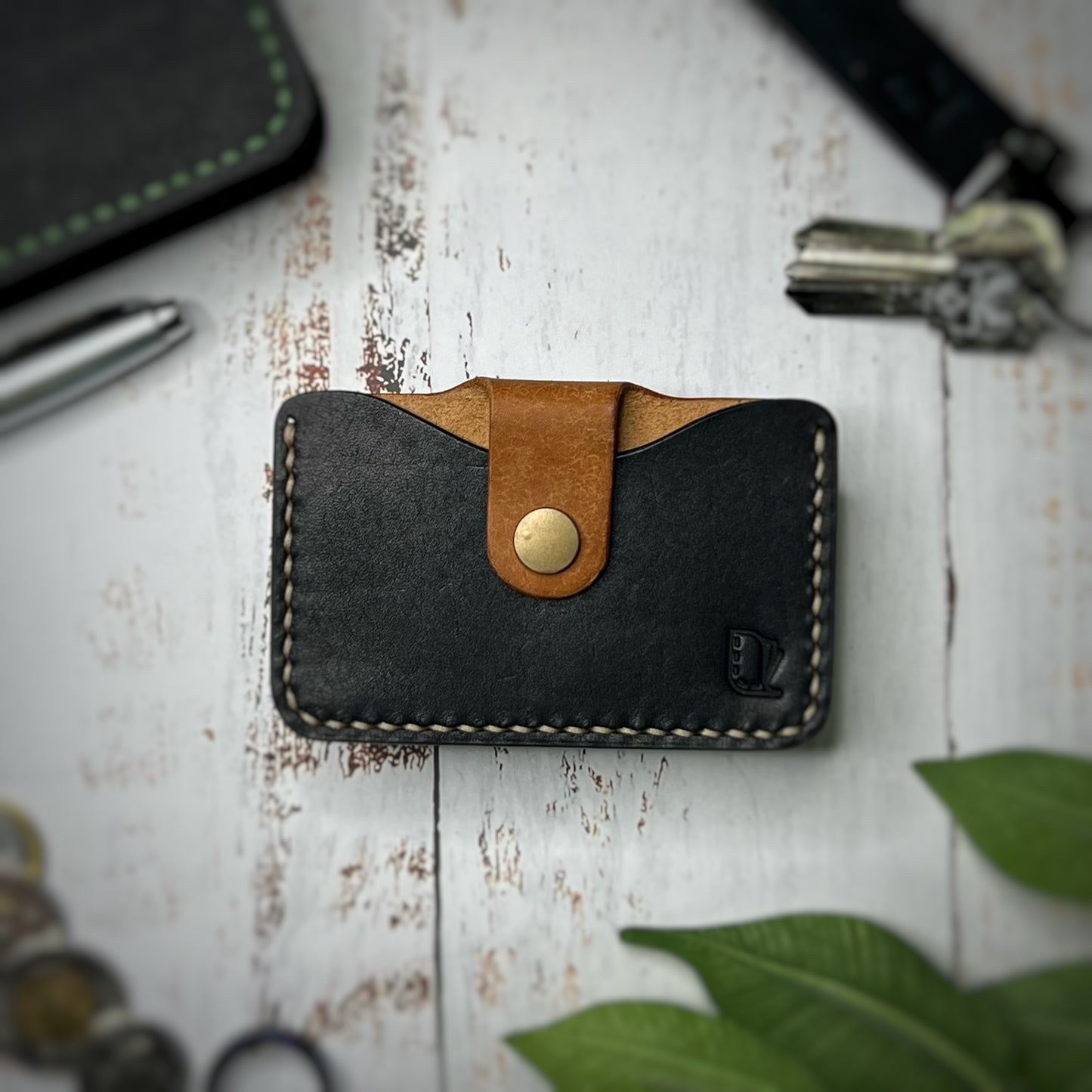 The Tupelo | Handmade Vegetable Tanned Leather Card Holder