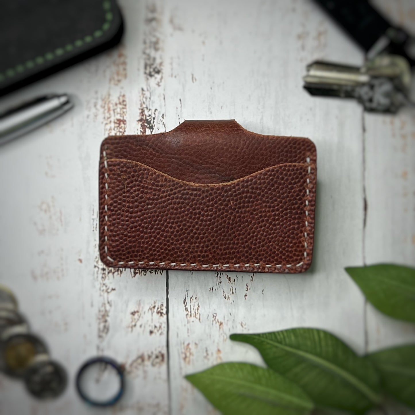 The Tupelo | Handmade Vegetable Tanned Leather Card Holder