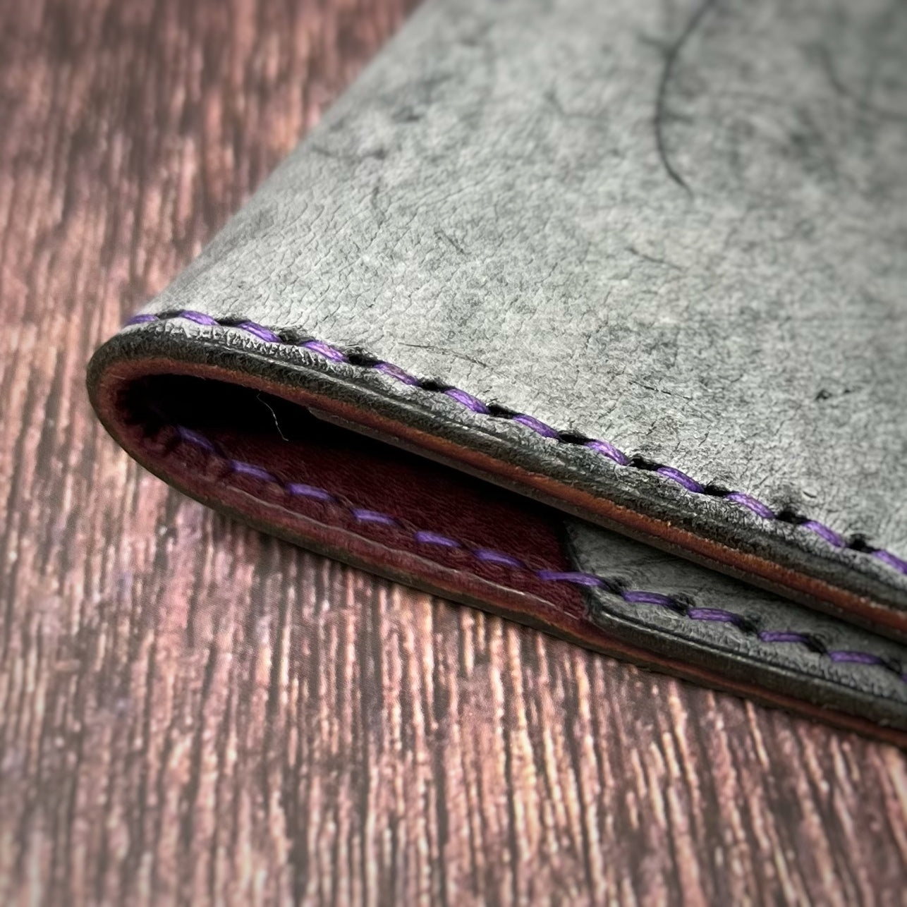 The Ash | Vegetable Tan Handmade Leather Wallet