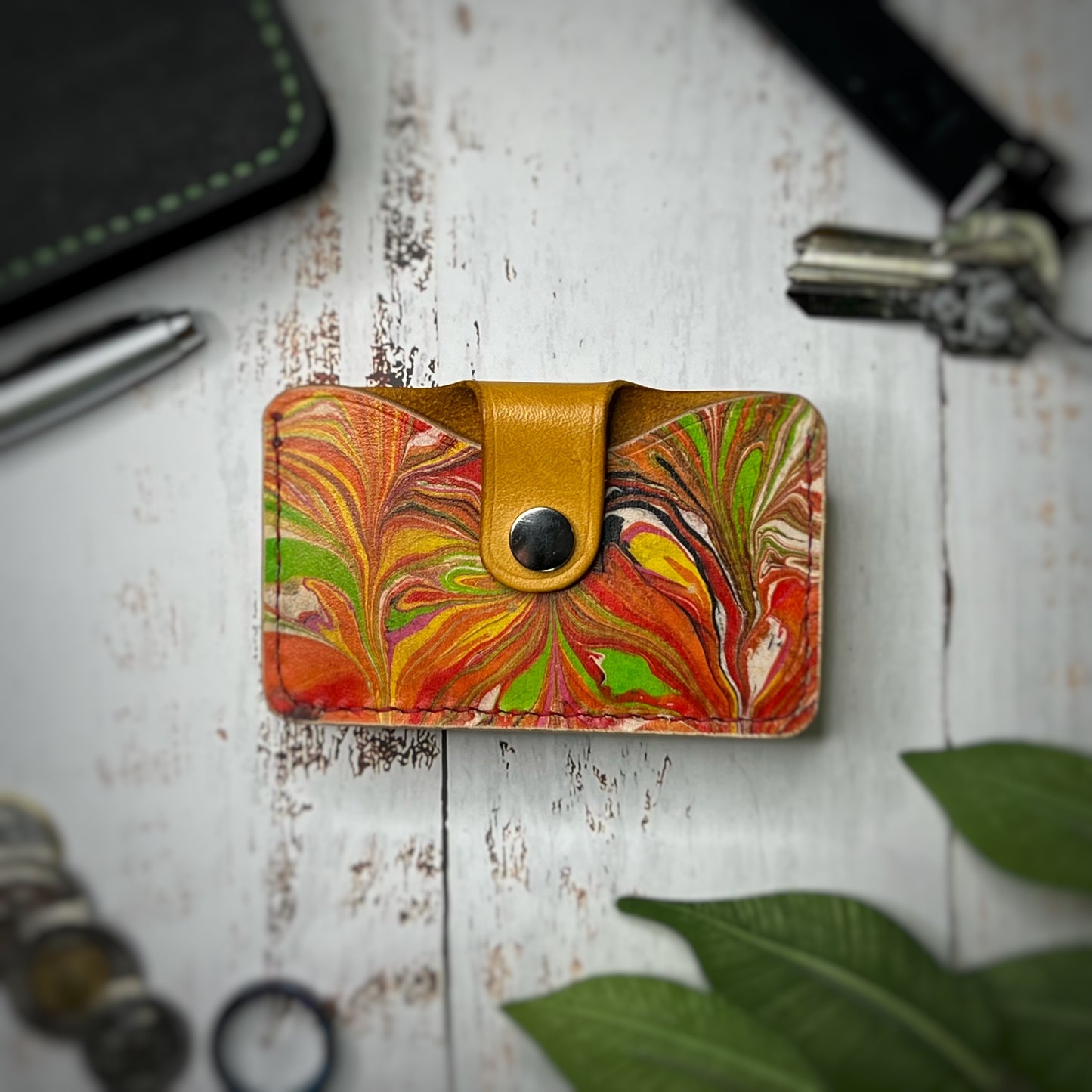 The Tupelo | Handmade Vegetable Tanned Leather Card Holder