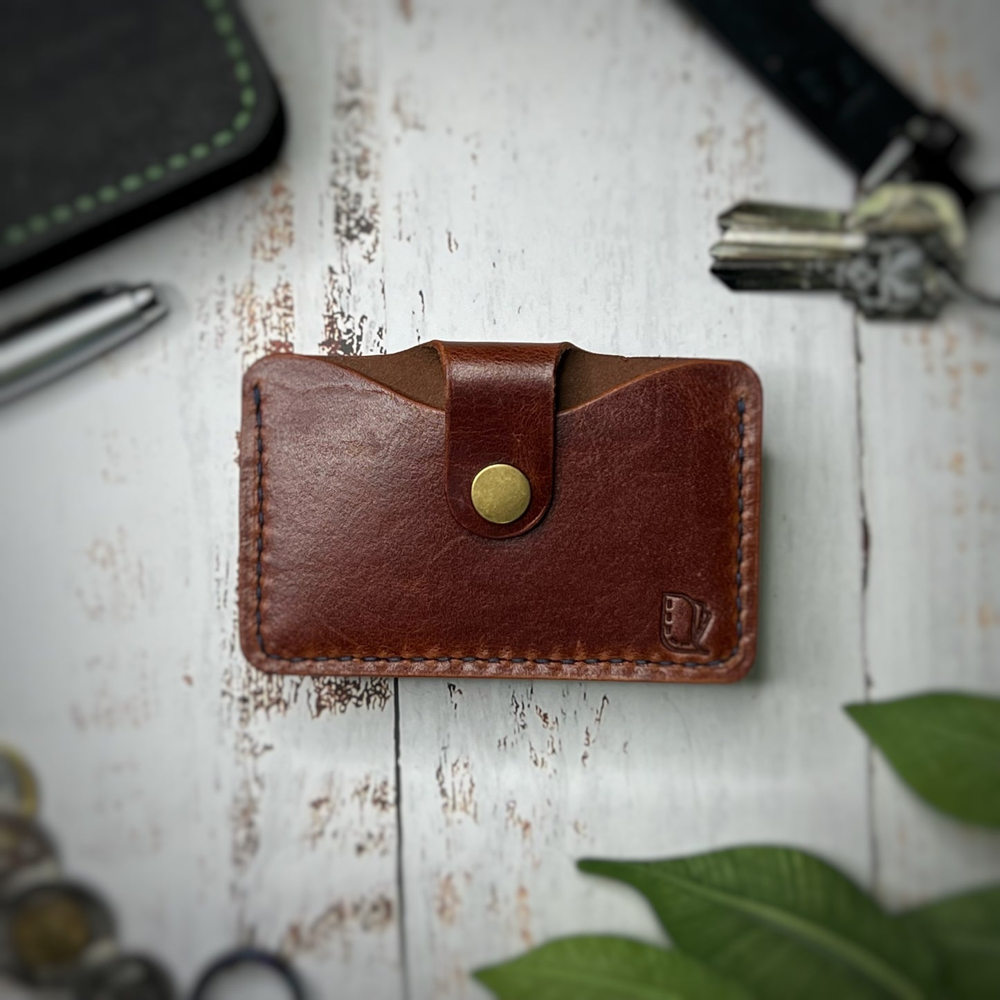 The Tupelo | Handmade Vegetable Tanned Leather Card Holder