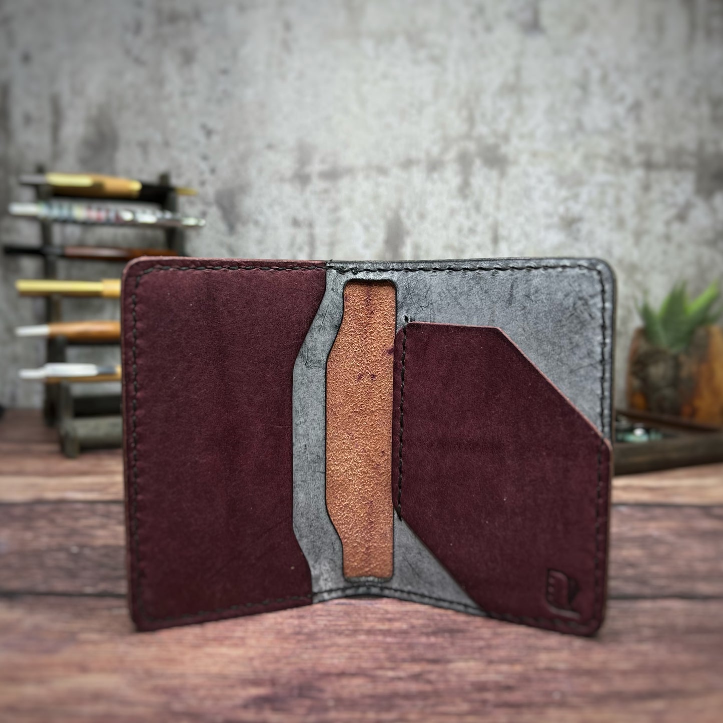 The Ash | Vegetable Tan Handmade Leather Wallet