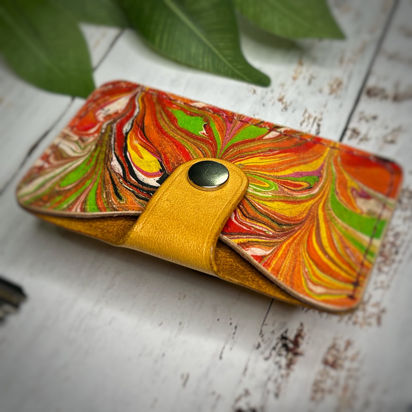 The Tupelo | Handmade Vegetable Tanned Leather Card Holder