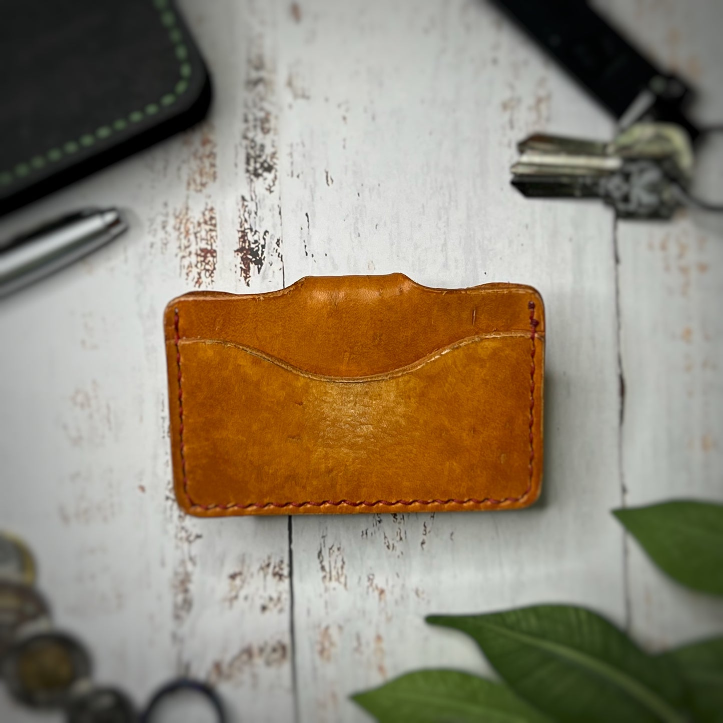 The Tupelo | Handmade Vegetable Tanned Leather Card Holder