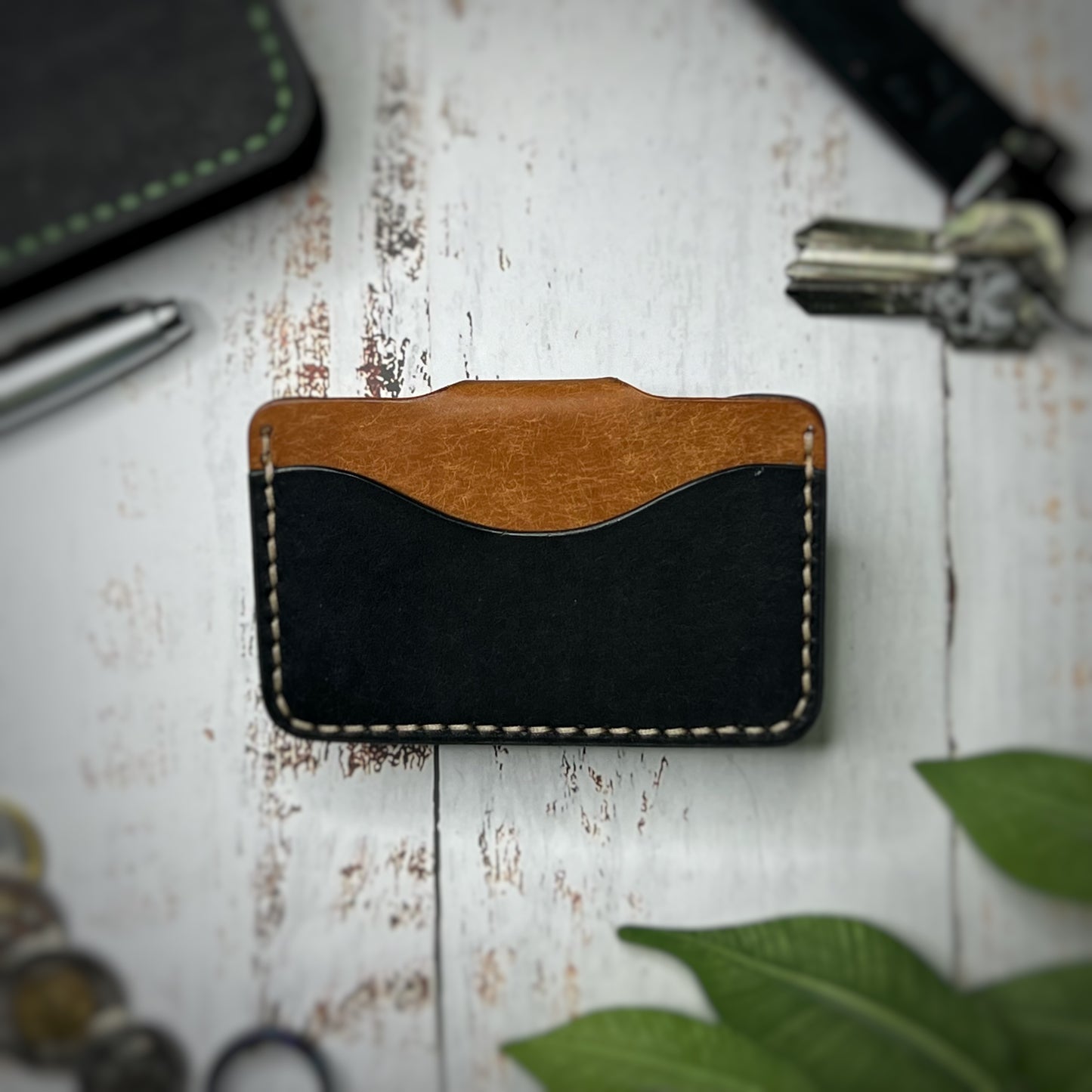 The Tupelo | Handmade Vegetable Tanned Leather Card Holder
