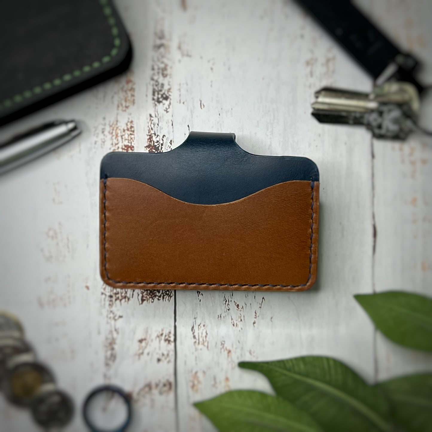 The Tupelo | Handmade Vegetable Tanned Leather Card Holder
