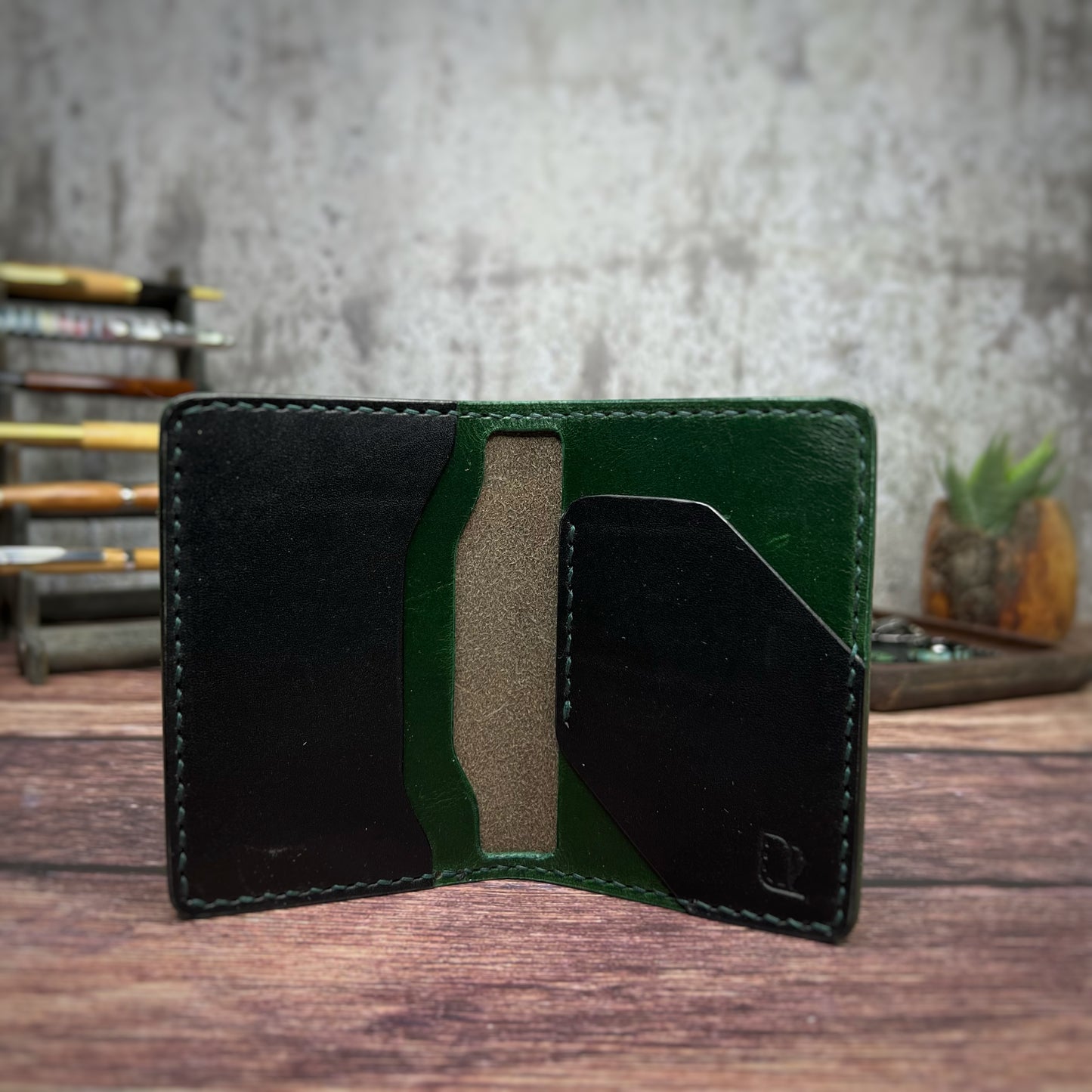 The Ash | Vegetable Tan Handmade Leather Wallet