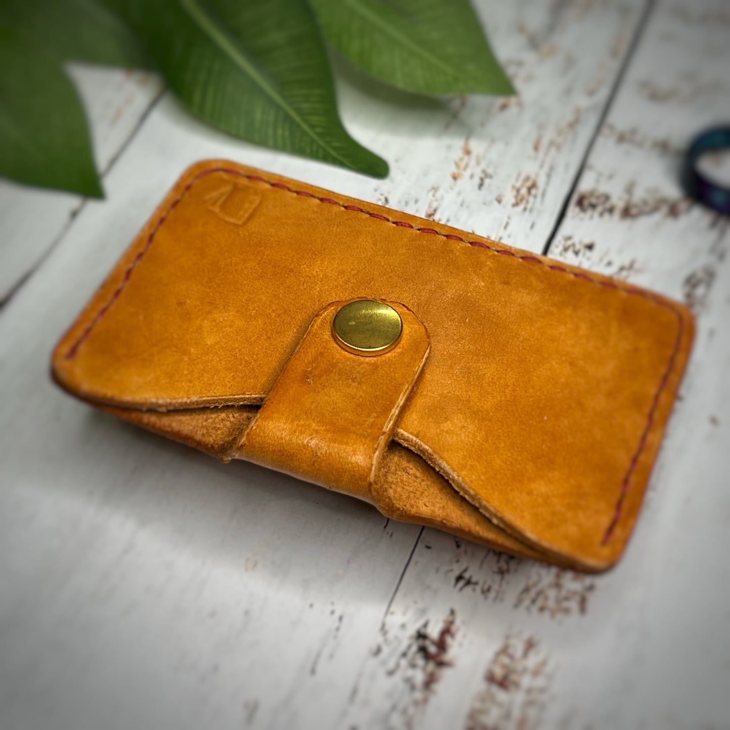 The Tupelo | Handmade Vegetable Tanned Leather Card Holder