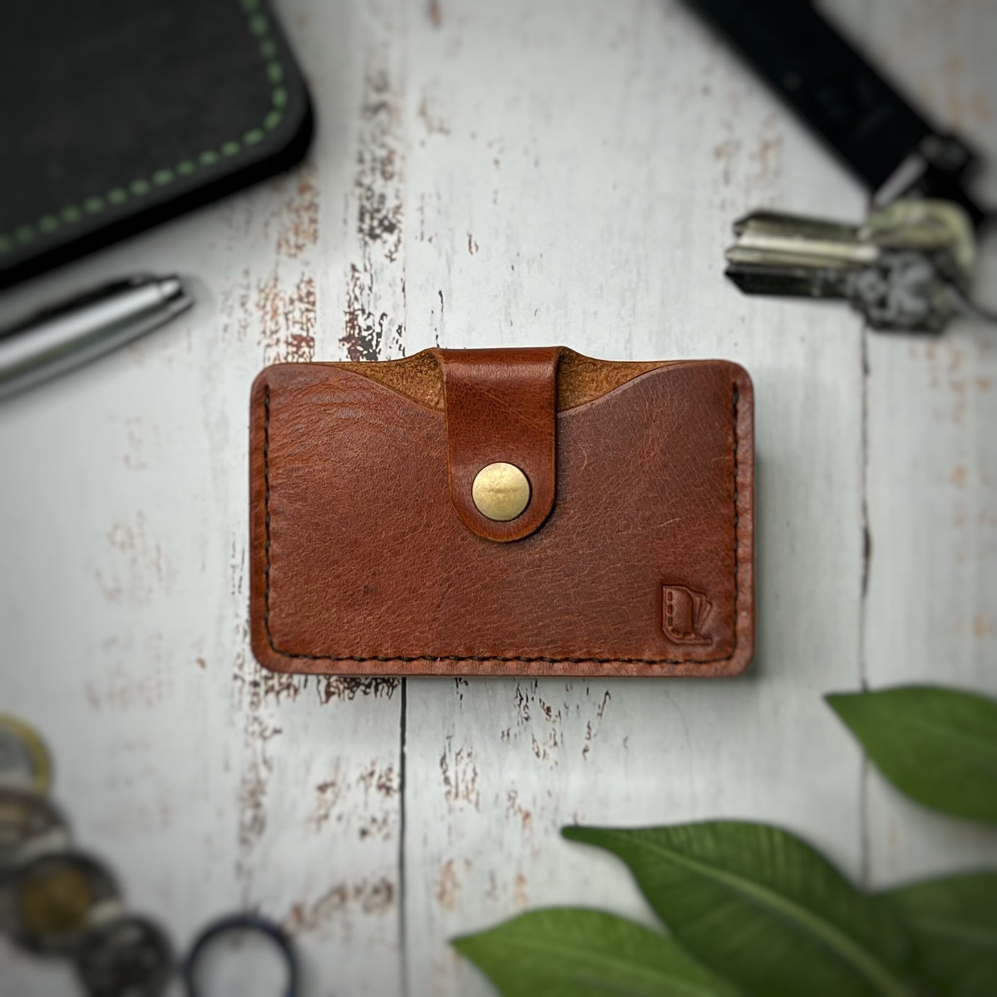 The Tupelo | Handmade Vegetable Tanned Leather Card Holder