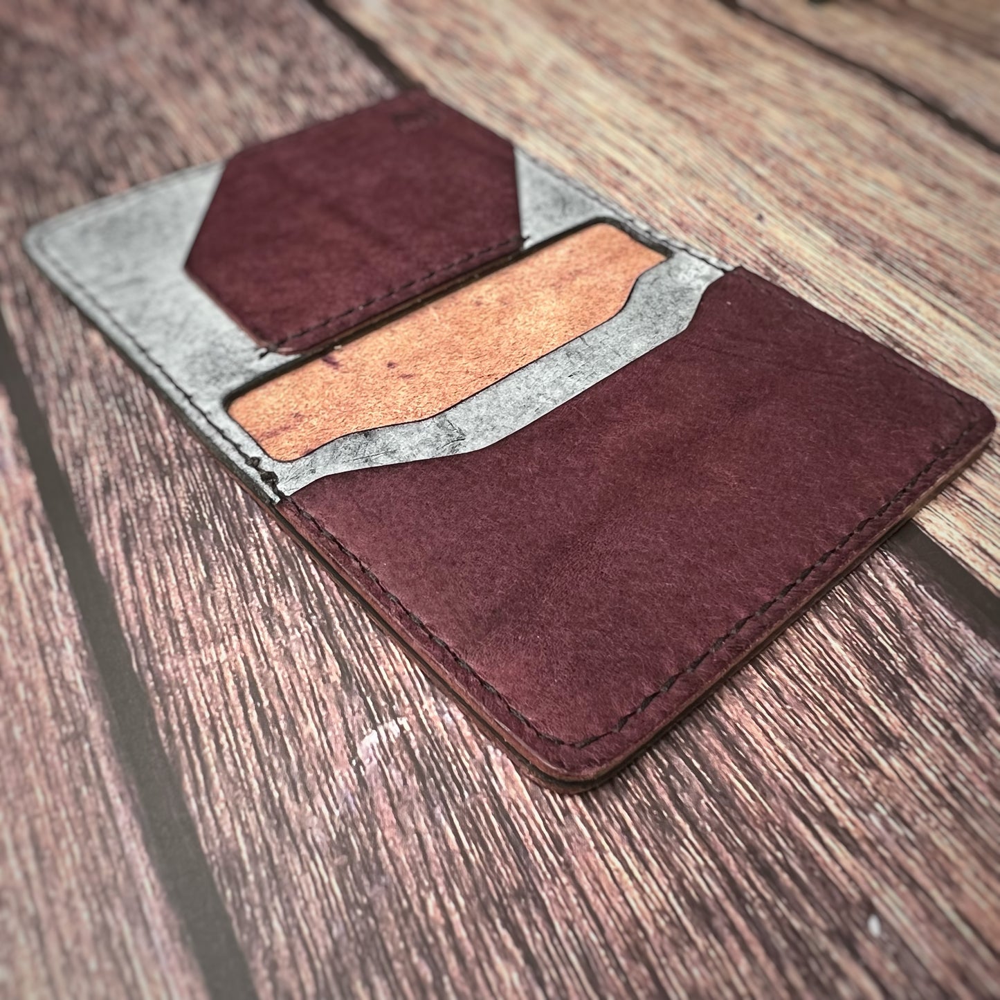 The Ash | Vegetable Tan Handmade Leather Wallet