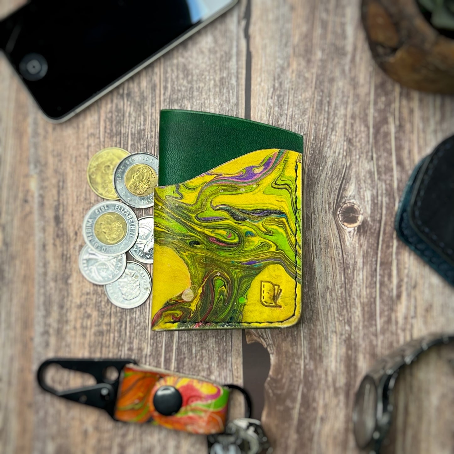 The Sycamore | Handmade Vegetable Tan Leather Cardholder