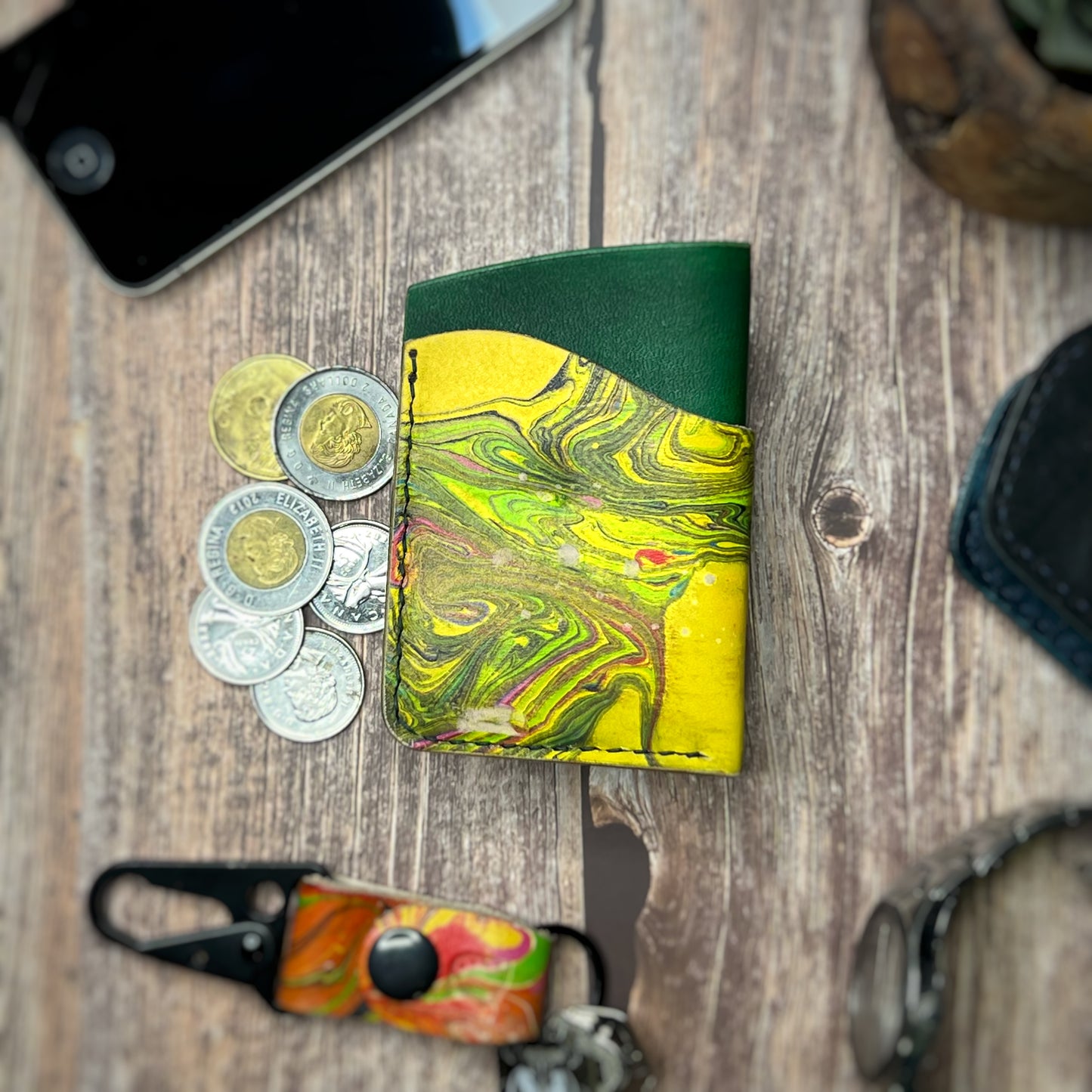 The Sycamore | Handmade Vegetable Tan Leather Cardholder