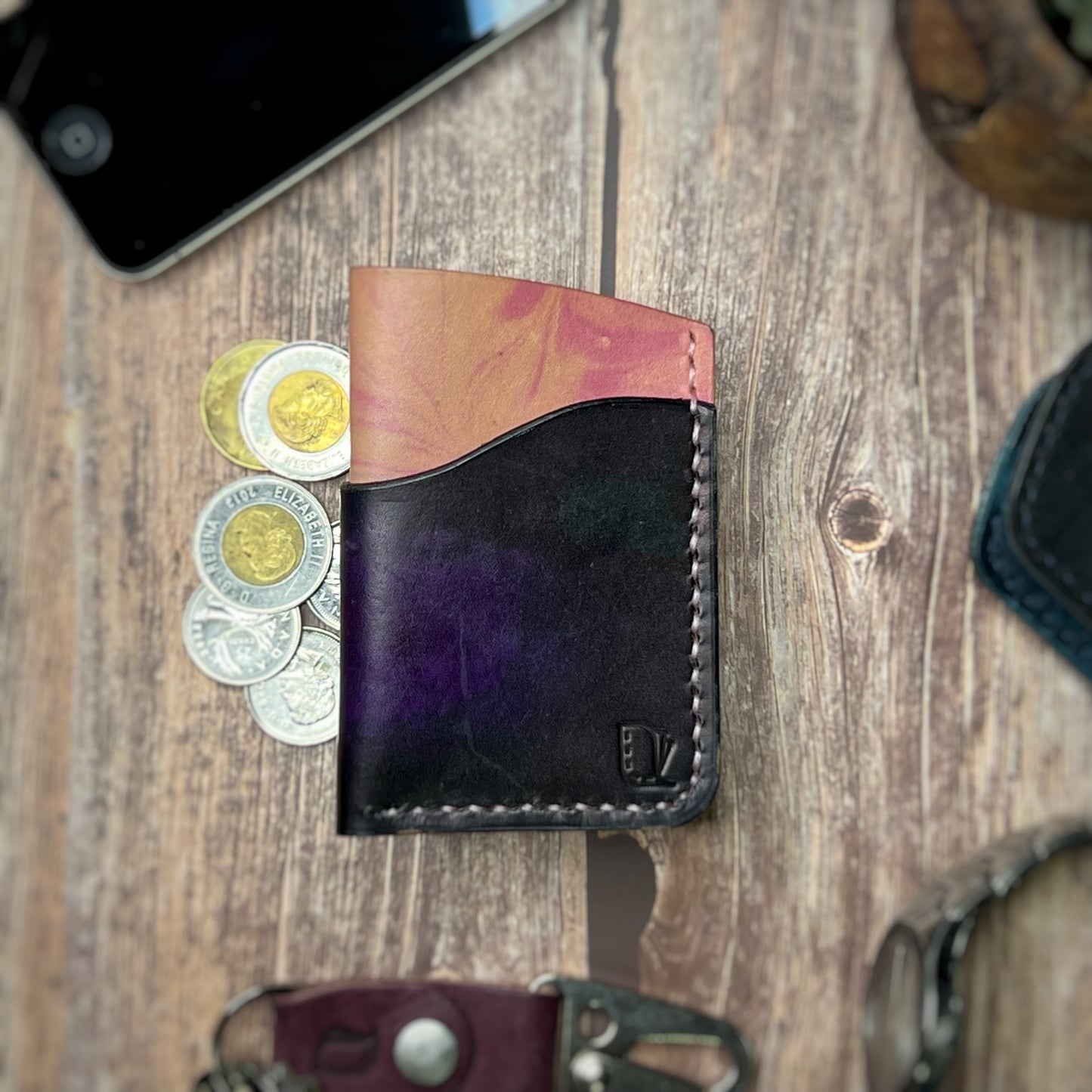 The Sycamore | Handmade Vegetable Tan Leather Cardholder