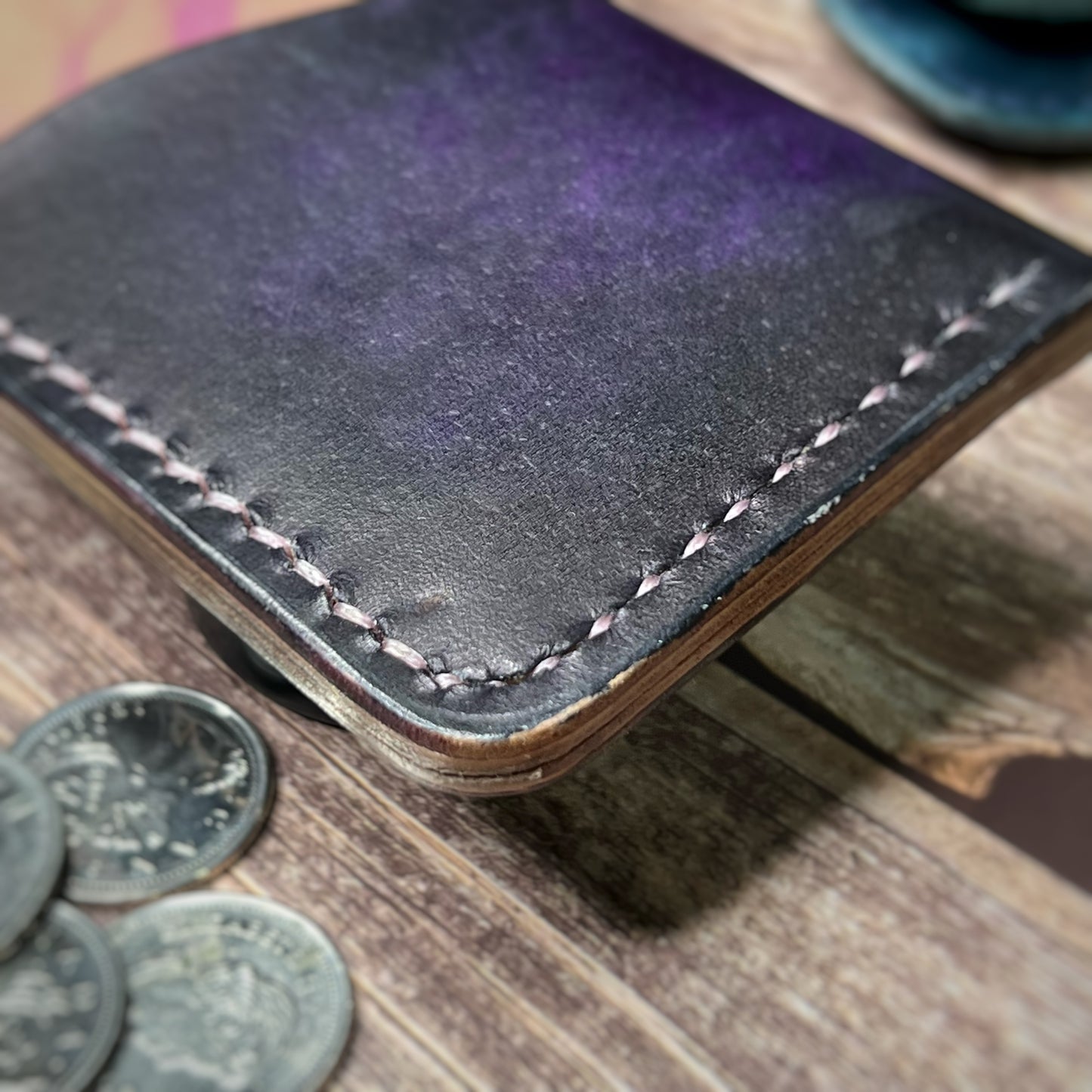 The Sycamore | Handmade Vegetable Tan Leather Cardholder