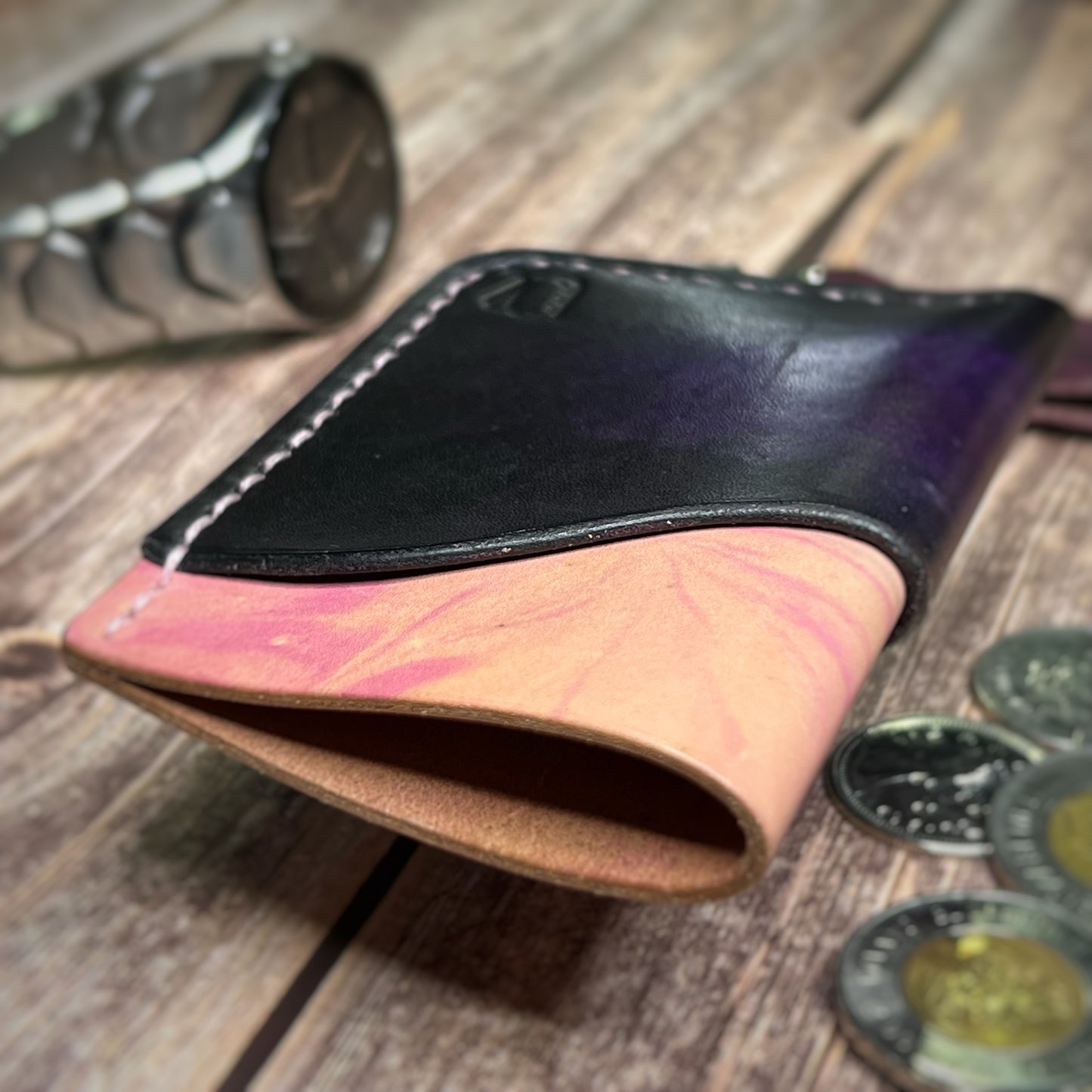 The Sycamore | Handmade Vegetable Tan Leather Cardholder