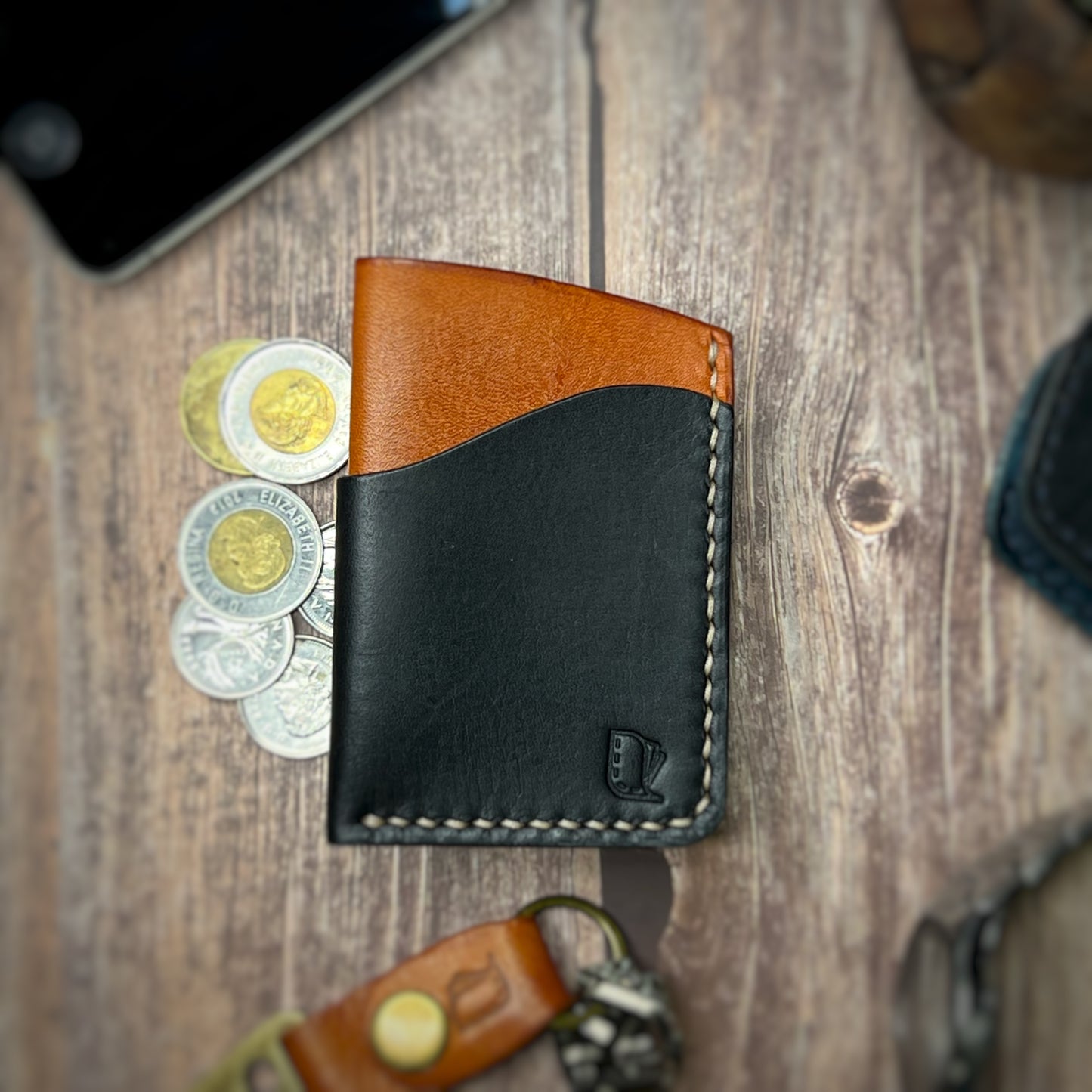 The Sycamore | Handmade Vegetable Tan Leather Cardholder