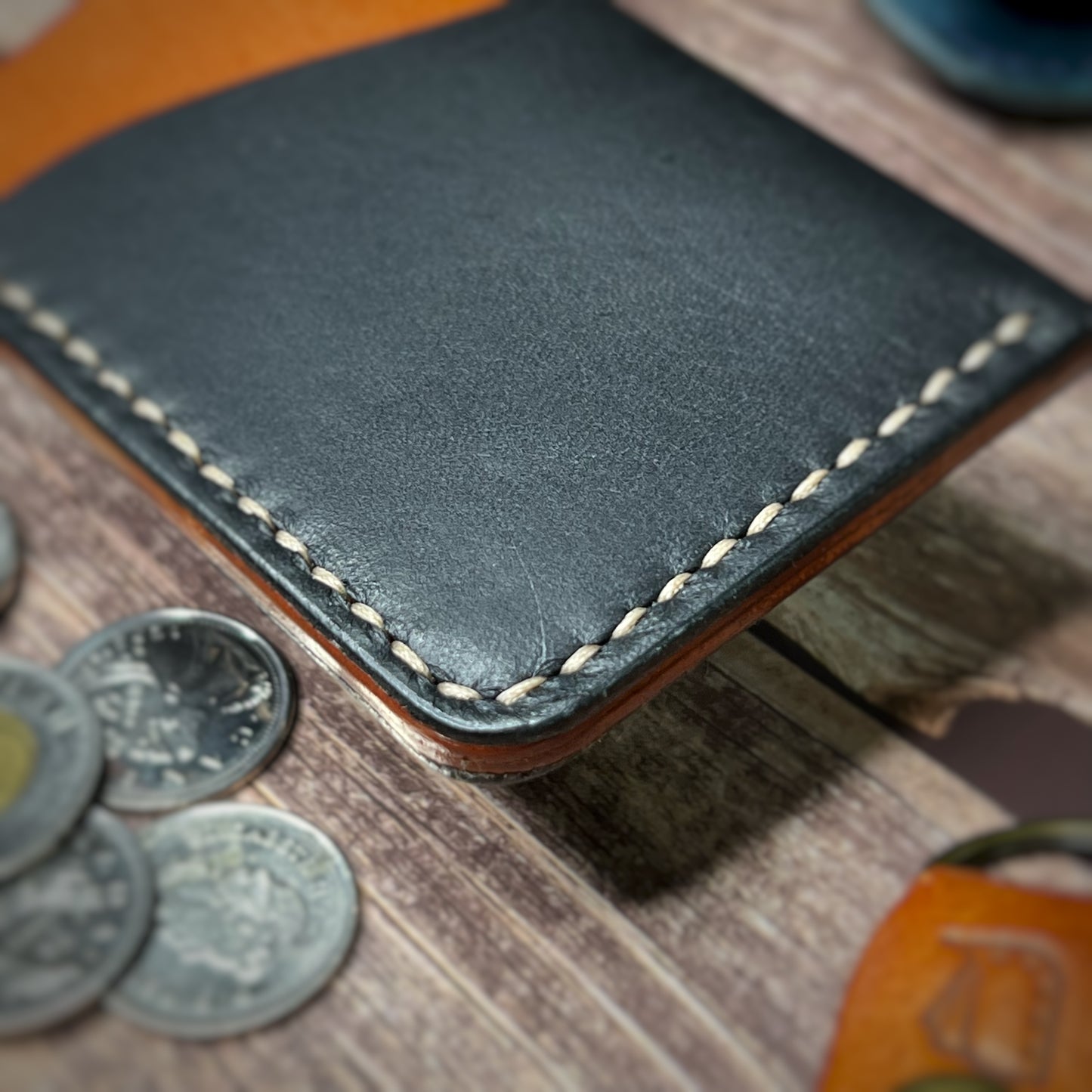 The Sycamore | Handmade Vegetable Tan Leather Cardholder