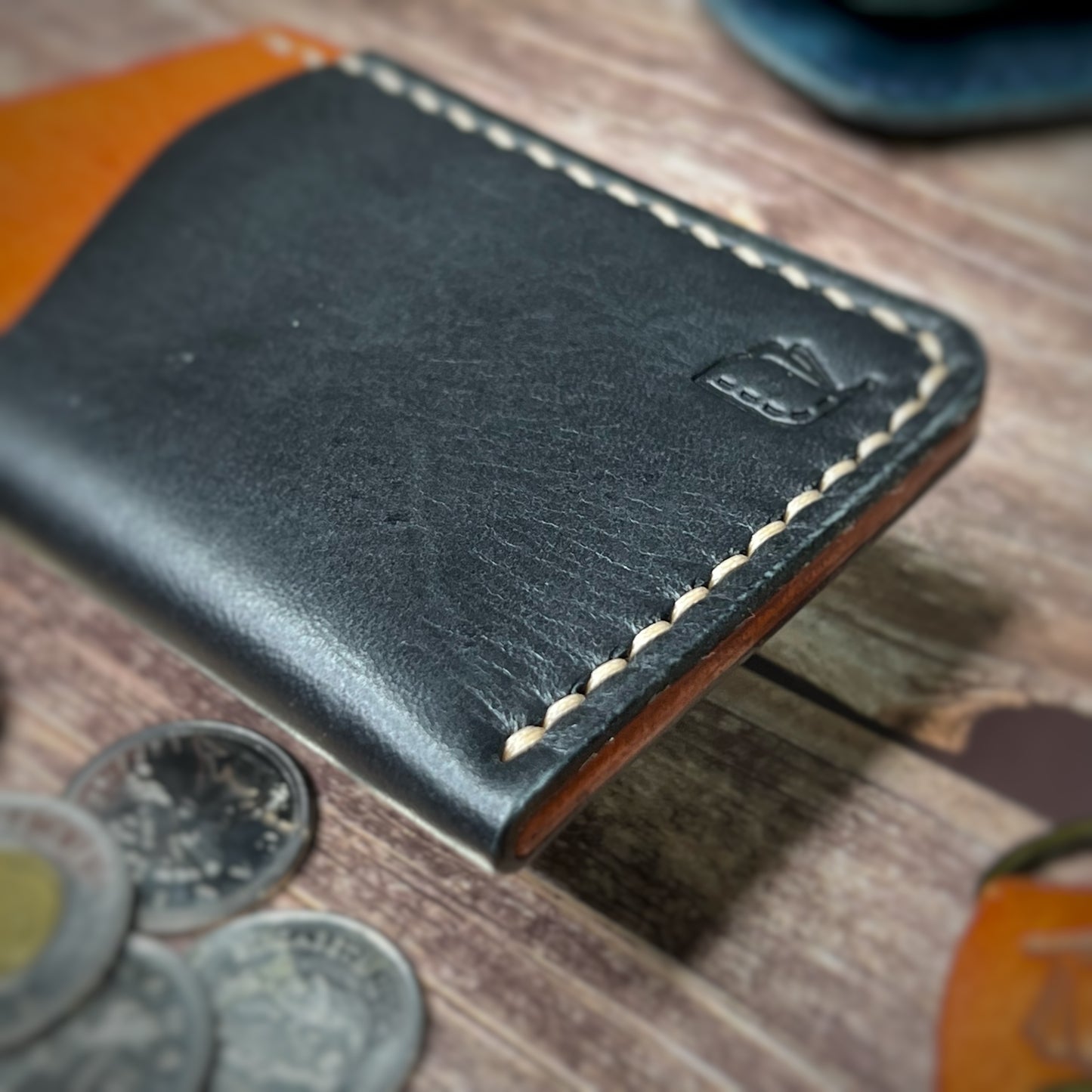 The Sycamore | Handmade Vegetable Tan Leather Cardholder