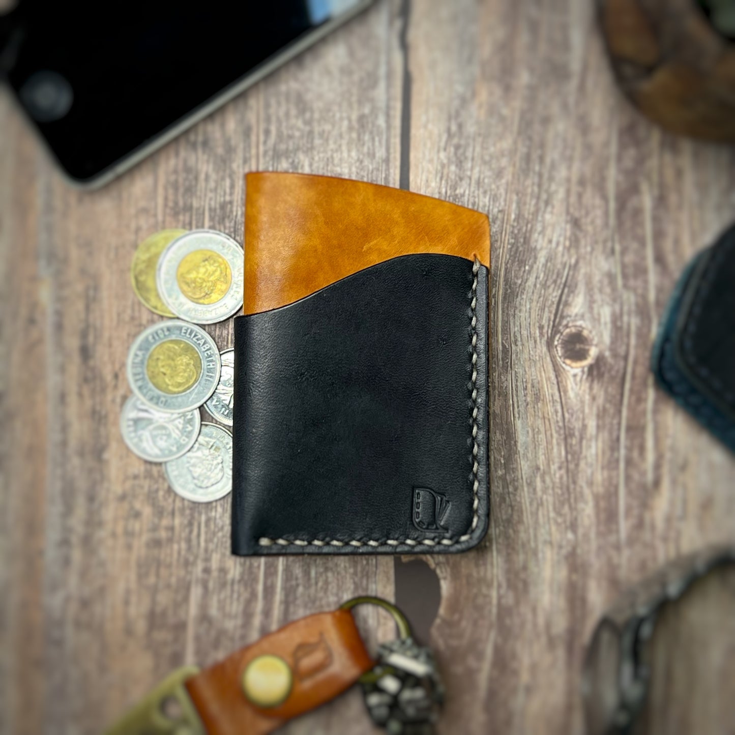 The Sycamore | Handmade Vegetable Tan Leather Cardholder