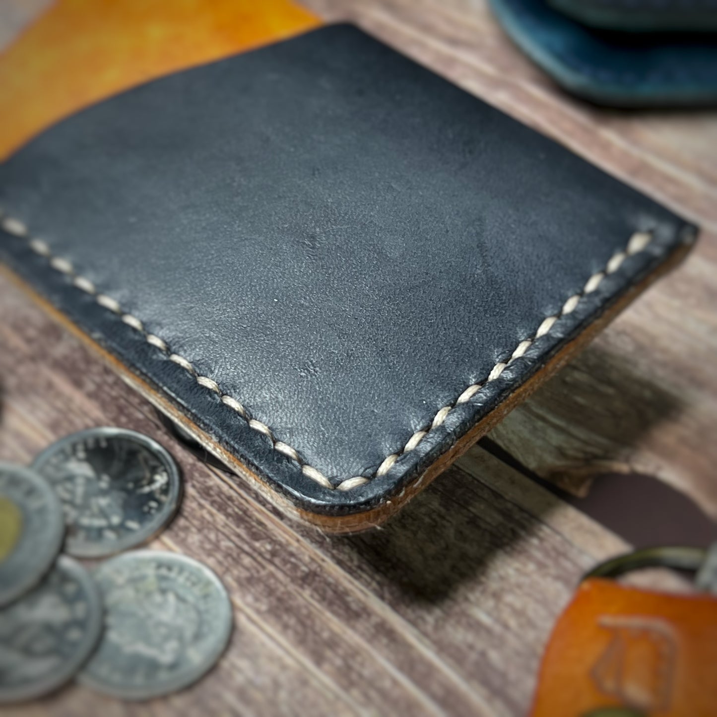 The Sycamore | Handmade Vegetable Tan Leather Cardholder