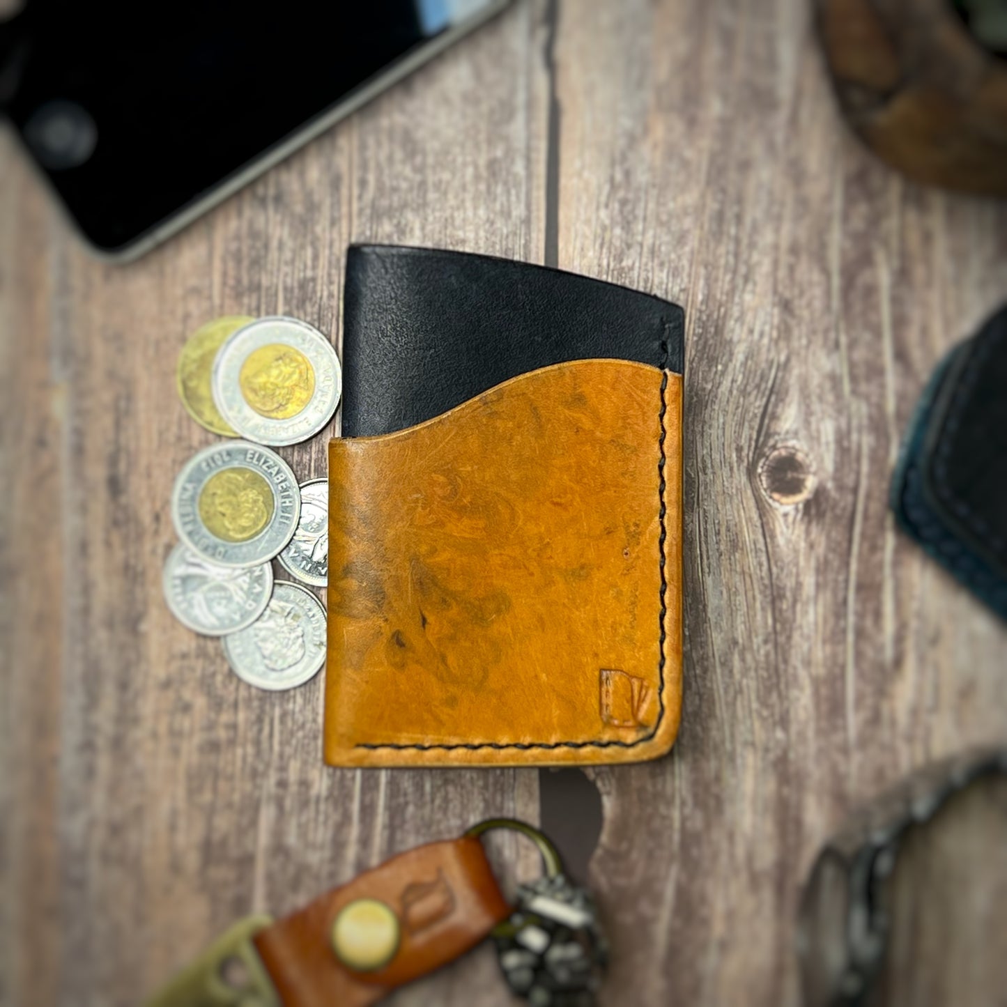 The Sycamore | Handmade Vegetable Tan Leather Cardholder