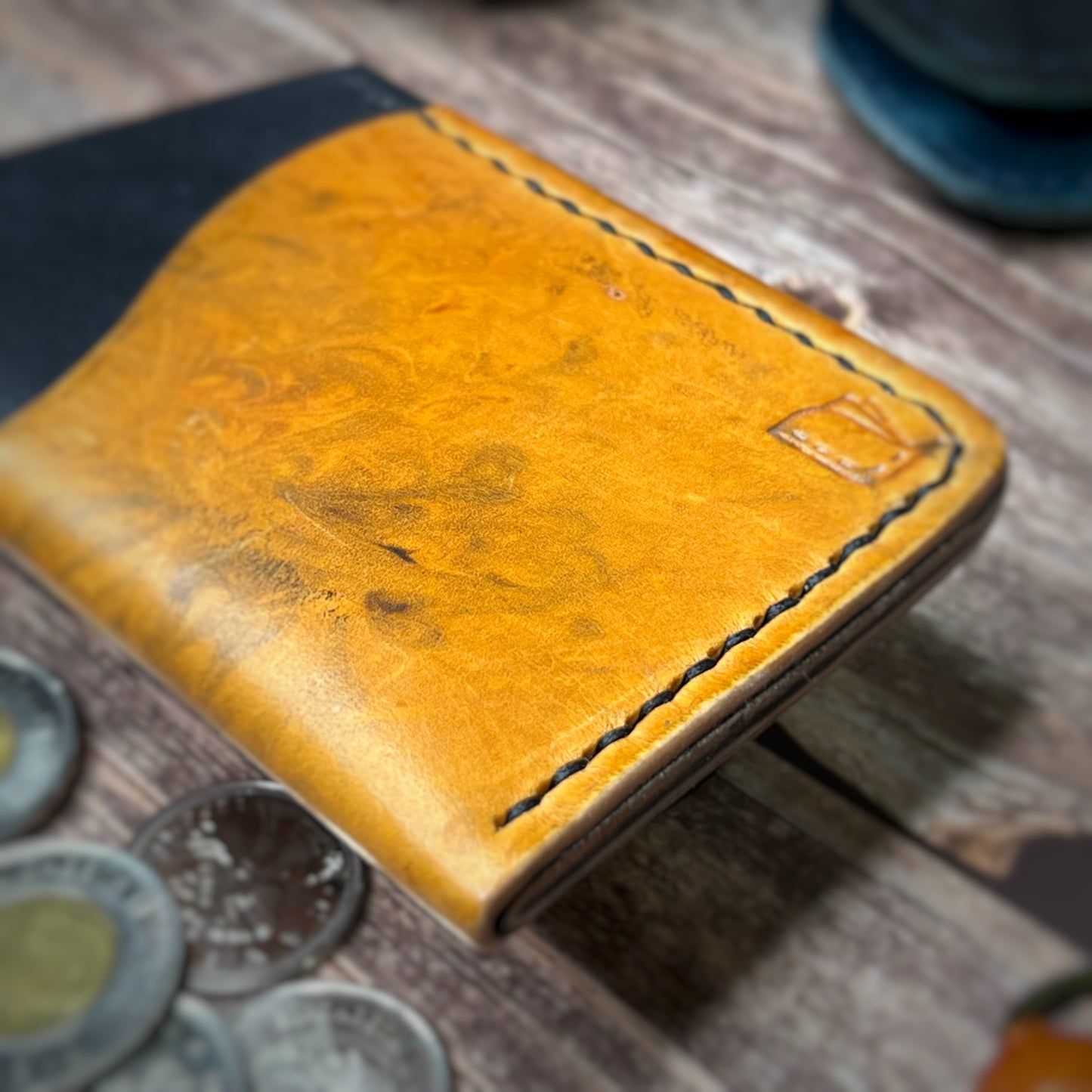 The Sycamore | Handmade Vegetable Tan Leather Cardholder