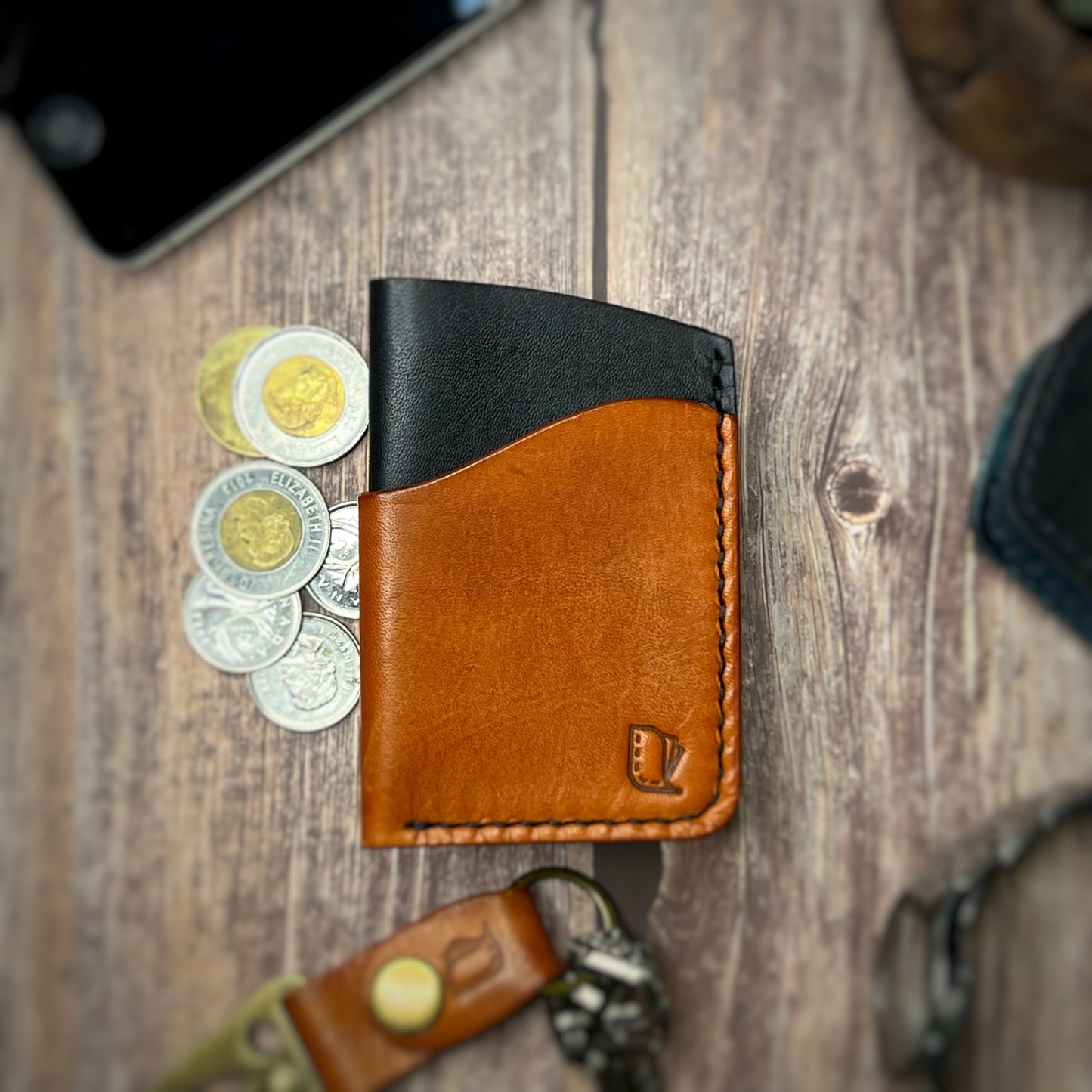 The Sycamore | Handmade Vegetable Tan Leather Cardholder