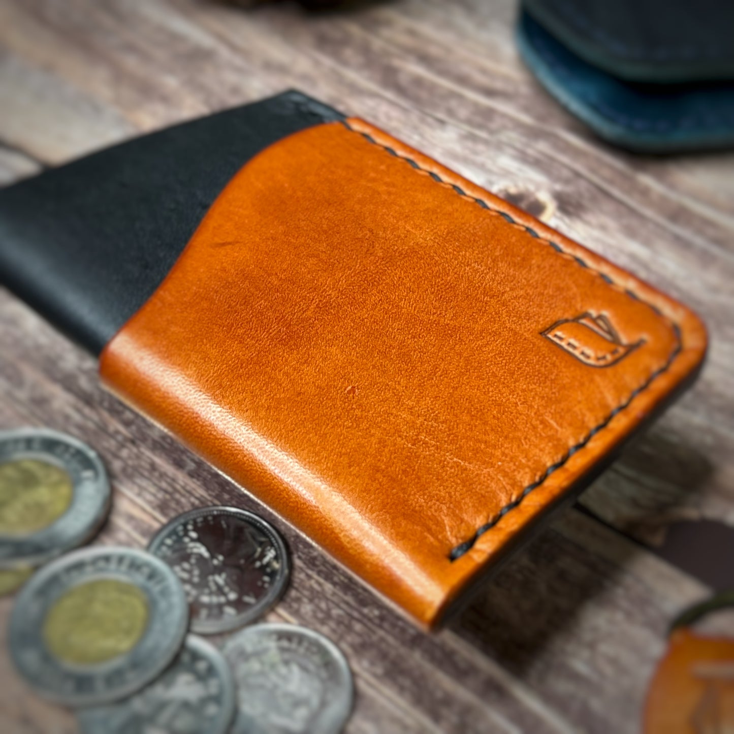 The Sycamore | Handmade Vegetable Tan Leather Cardholder