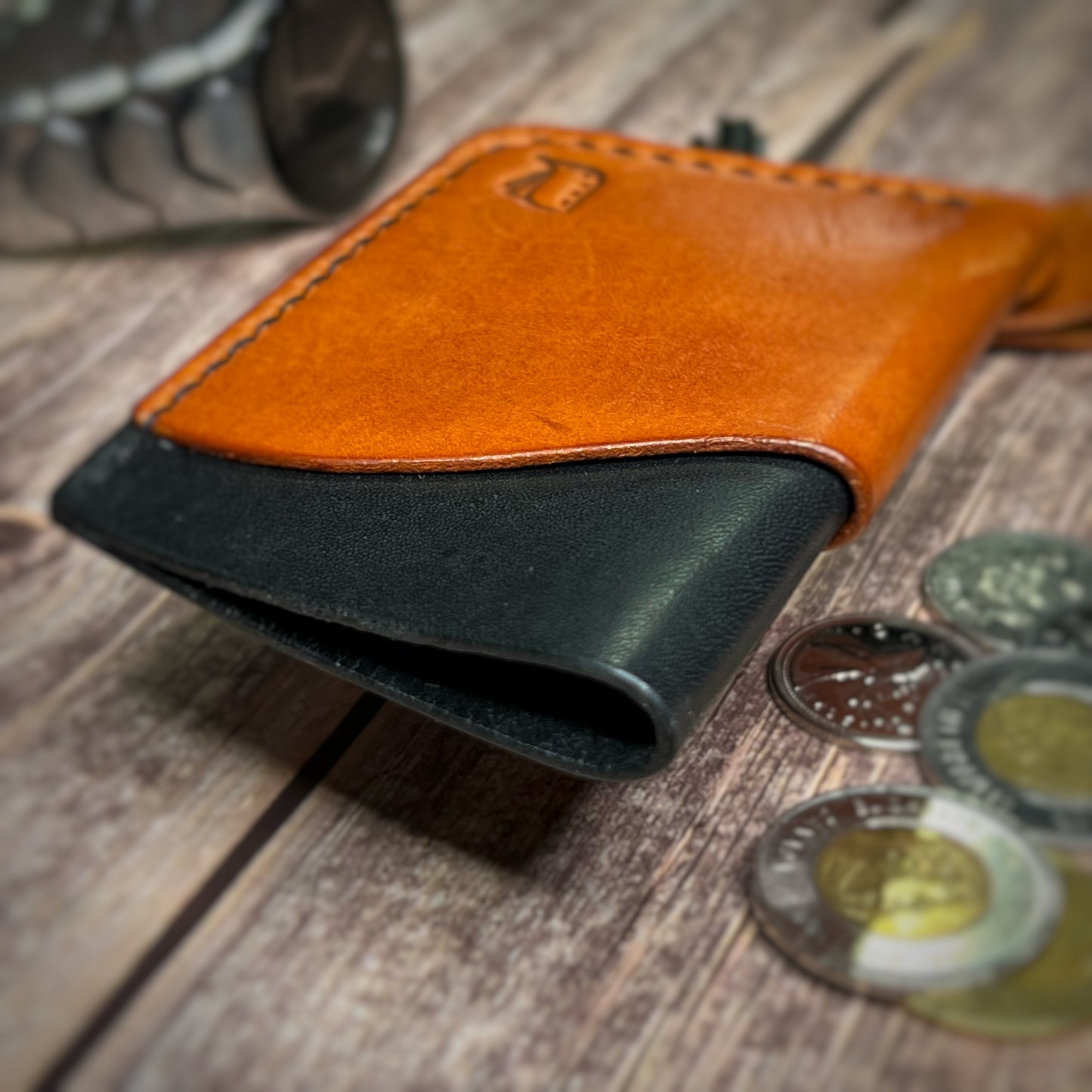 The Sycamore | Handmade Vegetable Tan Leather Cardholder