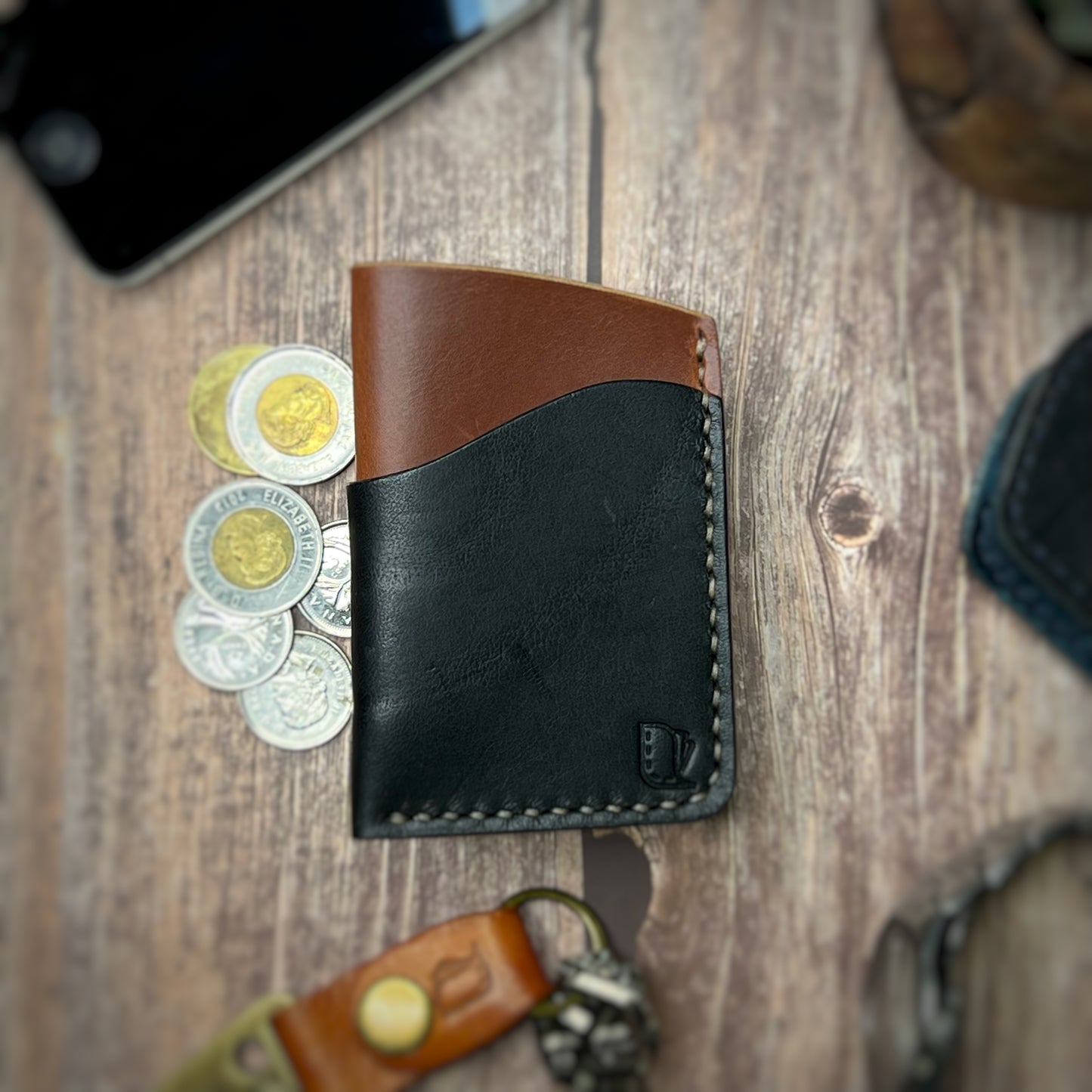The Sycamore | Handmade Vegetable Tan Leather Cardholder