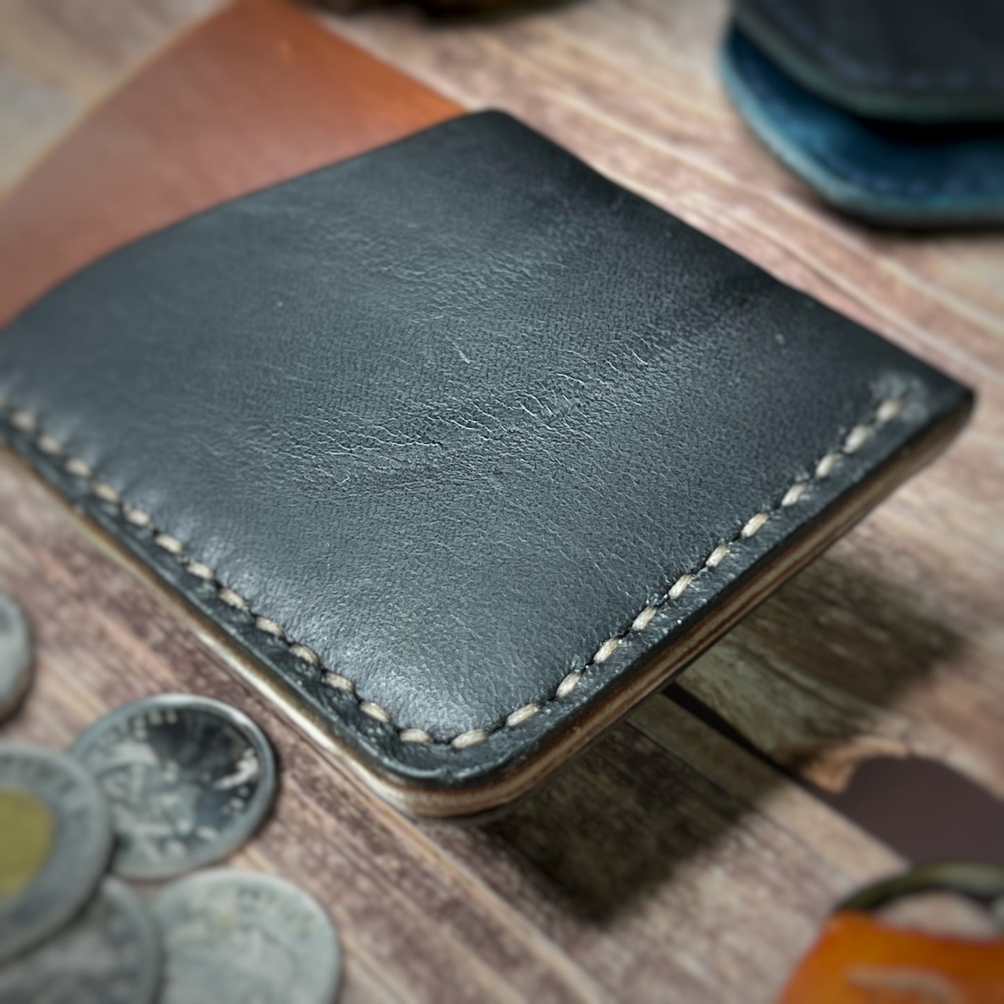 The Sycamore | Handmade Vegetable Tan Leather Cardholder