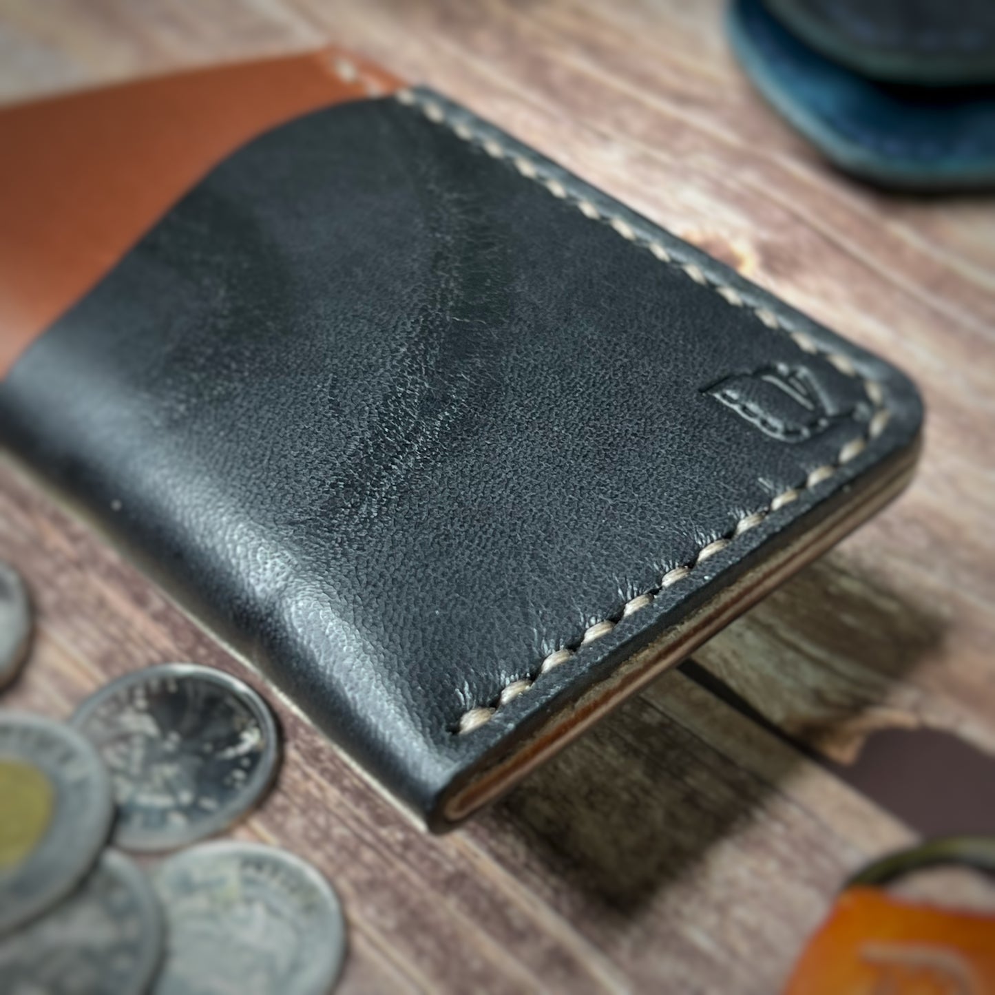 The Sycamore | Handmade Vegetable Tan Leather Cardholder