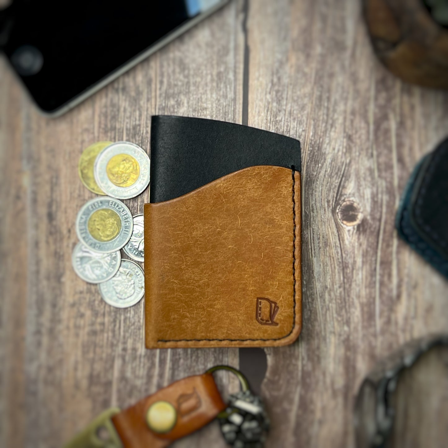The Sycamore | Handmade Vegetable Tan Leather Cardholder