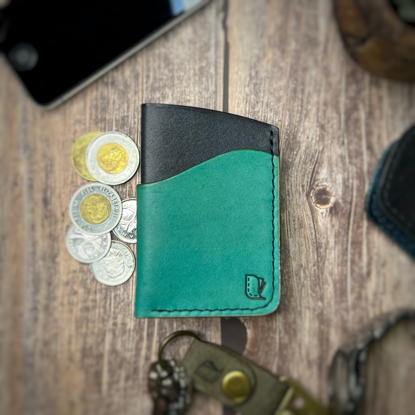 The Sycamore | Handmade Vegetable Tan Leather Cardholder