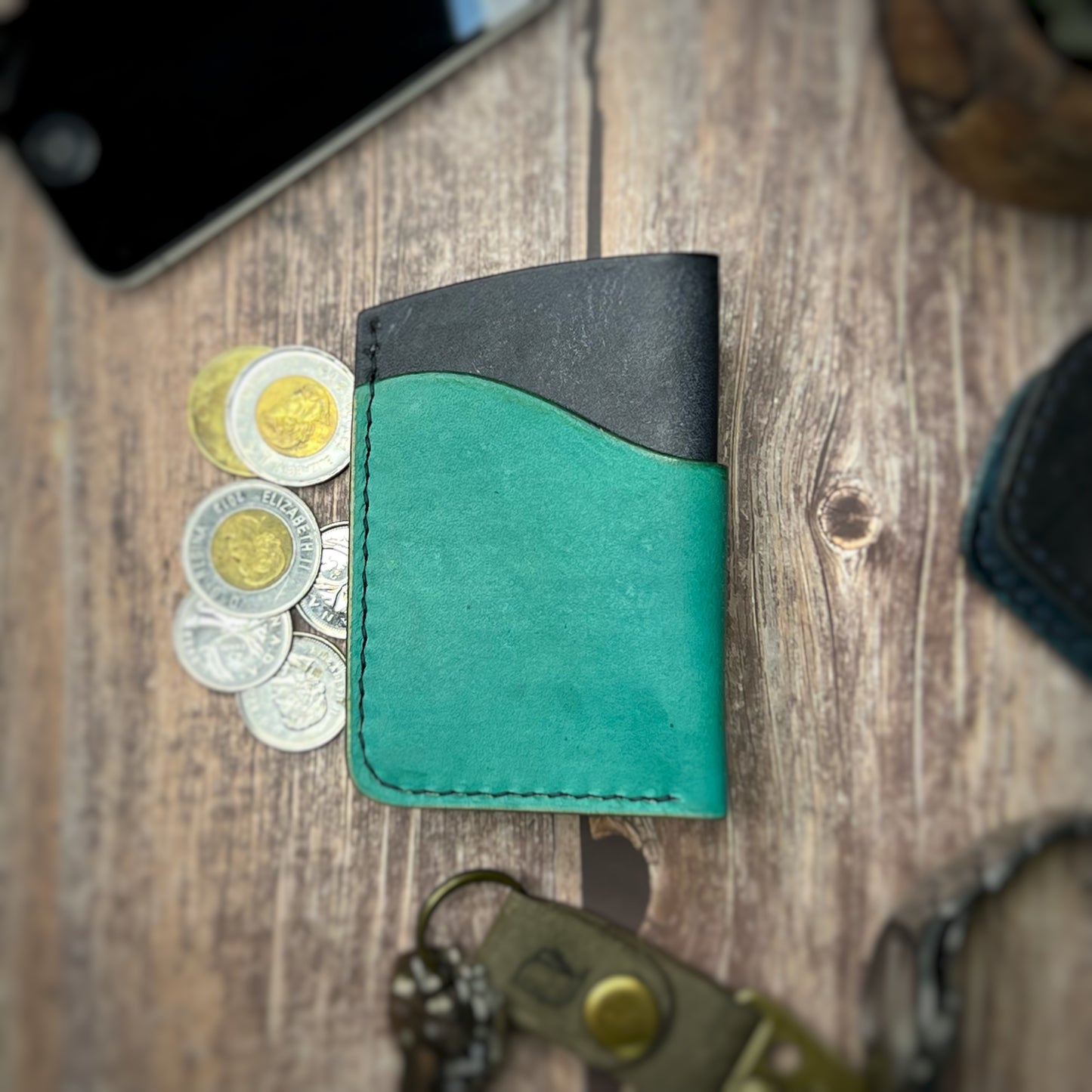 The Sycamore | Handmade Vegetable Tan Leather Cardholder