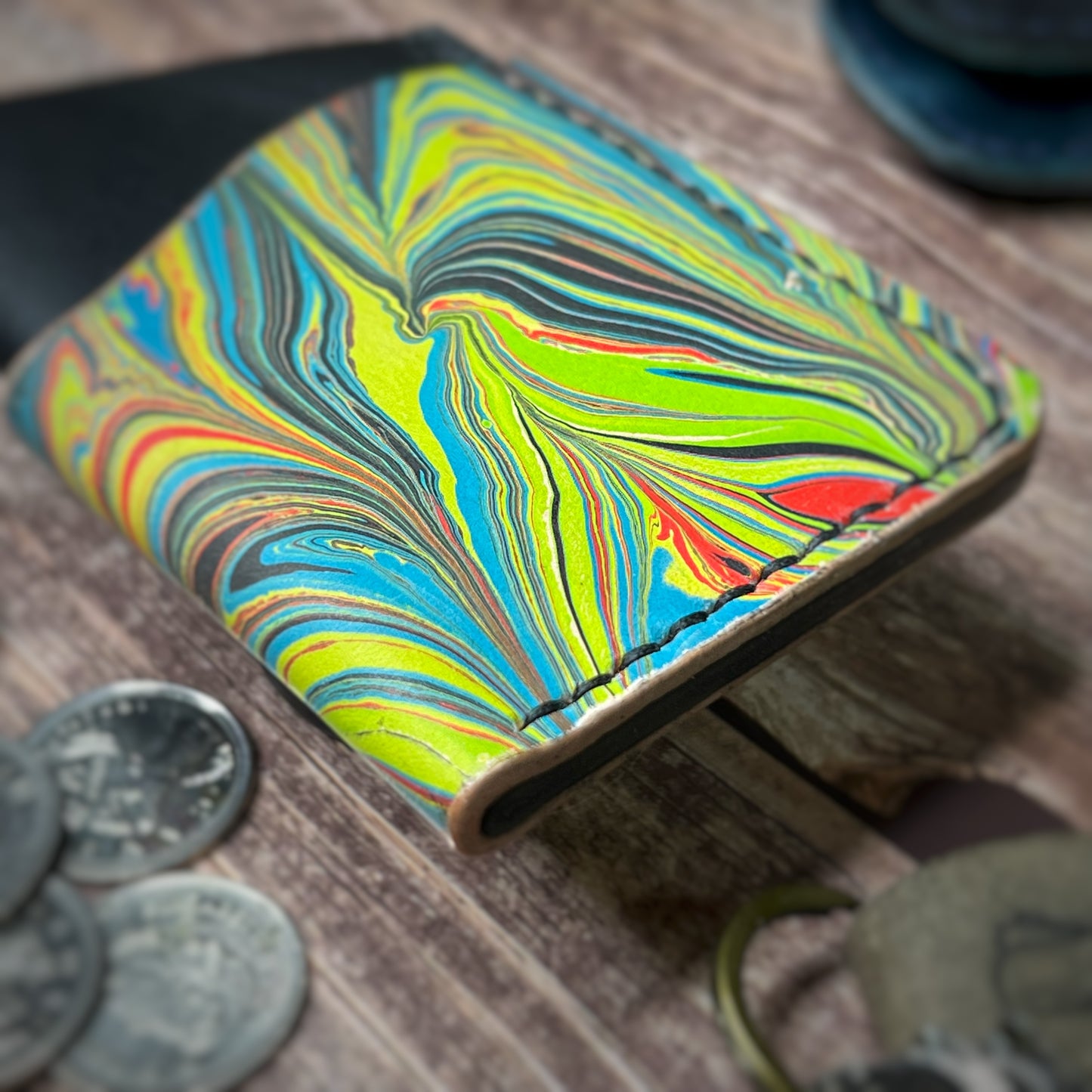 The Sycamore | Handmade Vegetable Tan Leather Cardholder