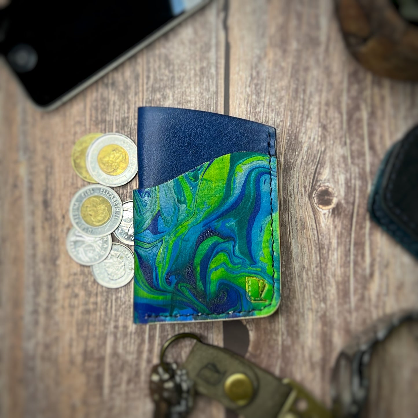The Sycamore | Handmade Vegetable Tan Leather Cardholder