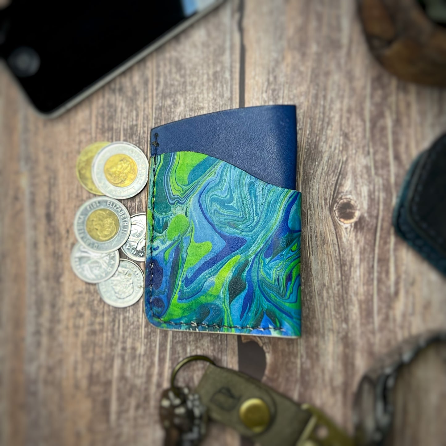 The Sycamore | Handmade Vegetable Tan Leather Cardholder