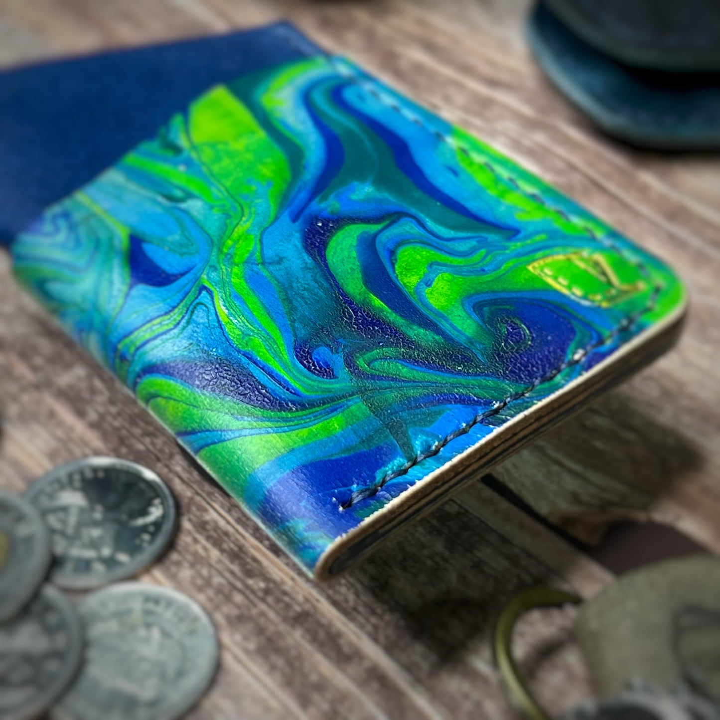 The Sycamore | Handmade Vegetable Tan Leather Cardholder
